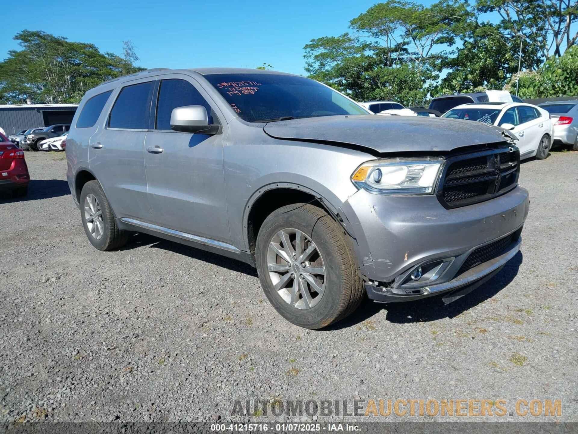 1C4RDJAG4HC753098 DODGE DURANGO 2017