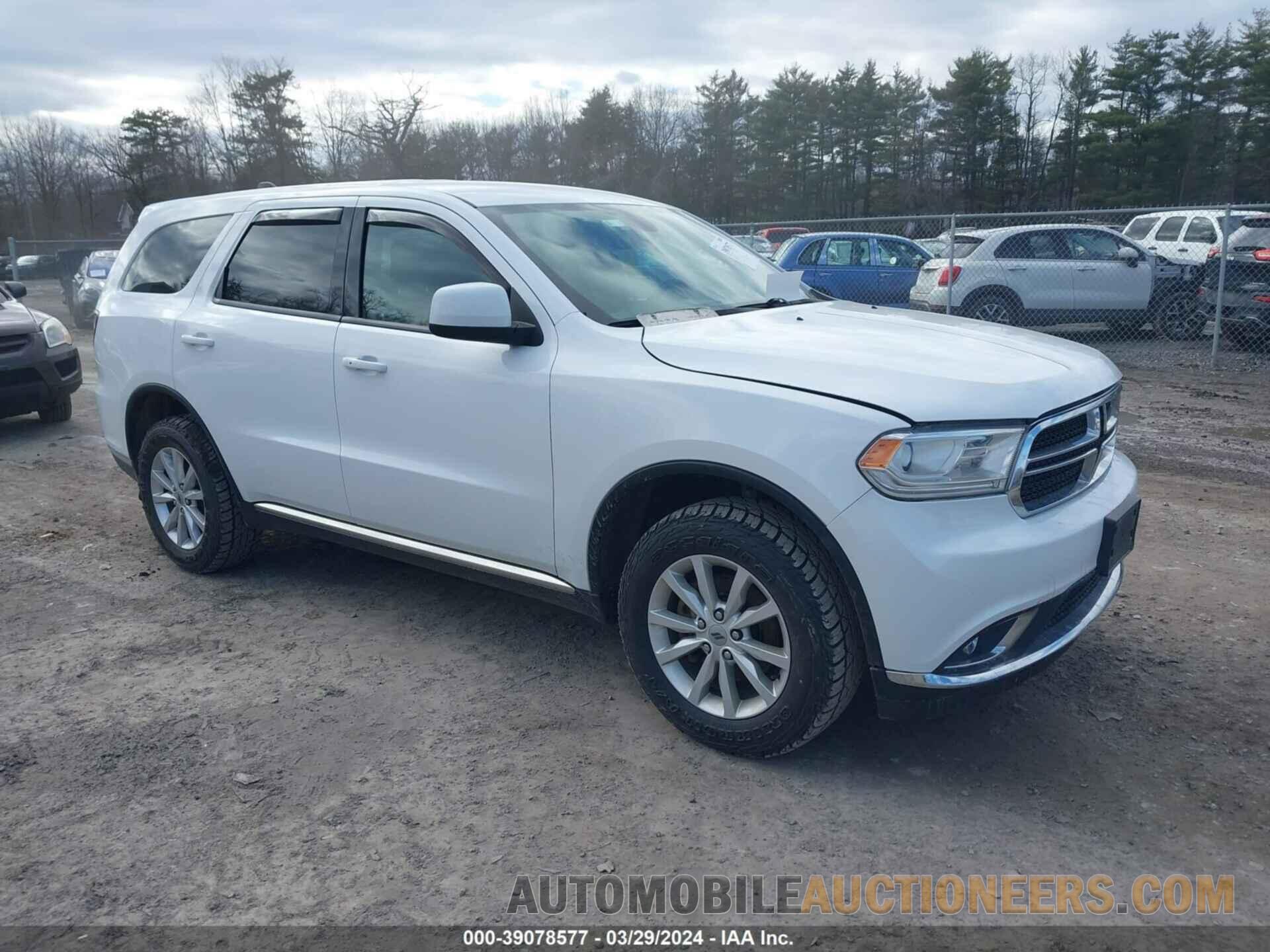 1C4RDJAG4LC253743 DODGE DURANGO 2020