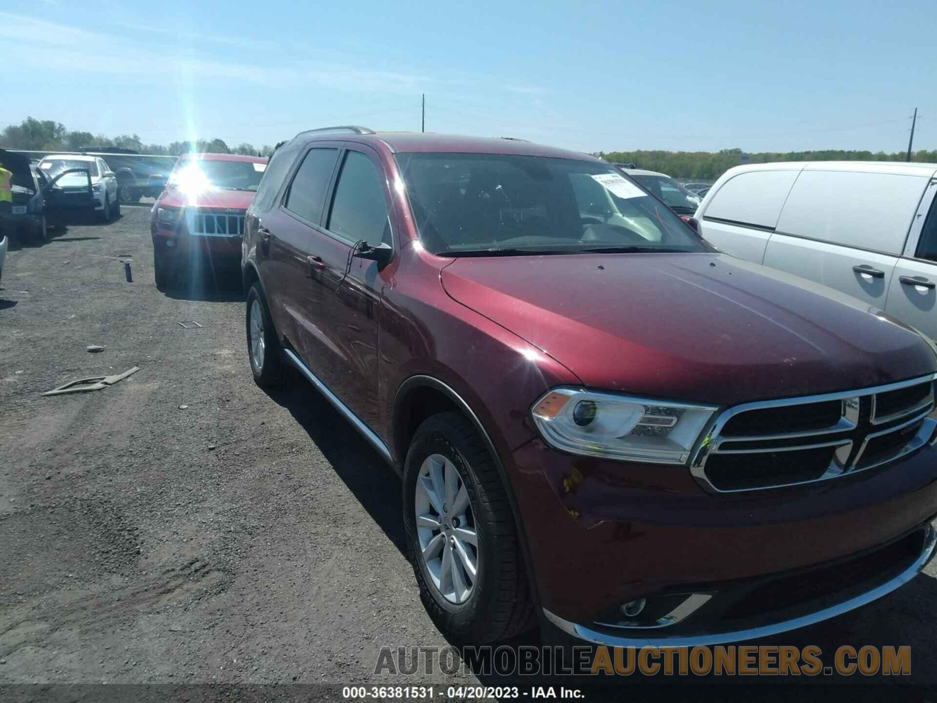 1C4RDJAG5KC674207 DODGE DURANGO 2019