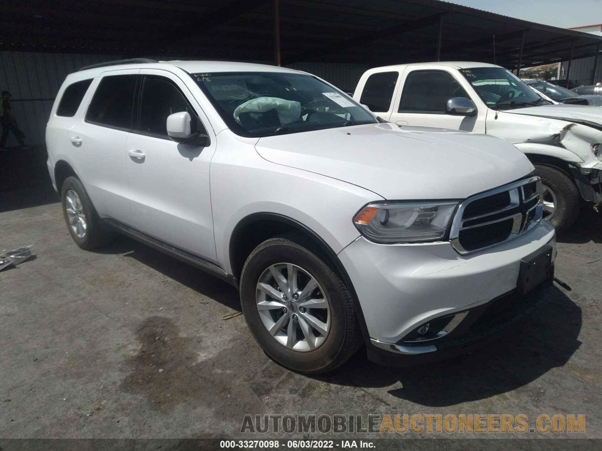 1C4RDJAG6LC330158 DODGE DURANGO 2020