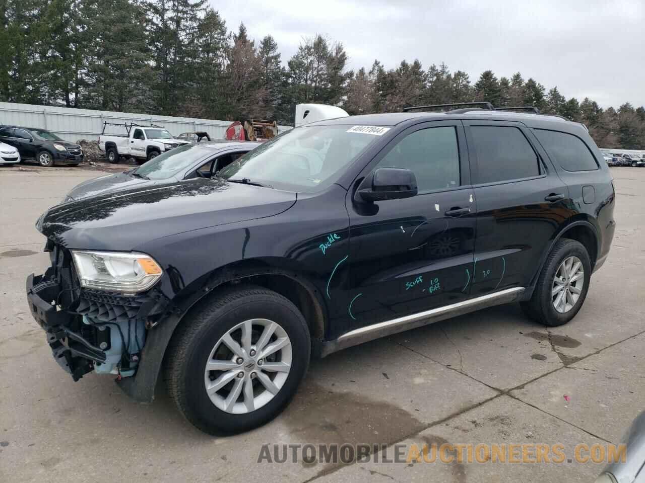 1C4RDJAG8LC124873 DODGE DURANGO 2020