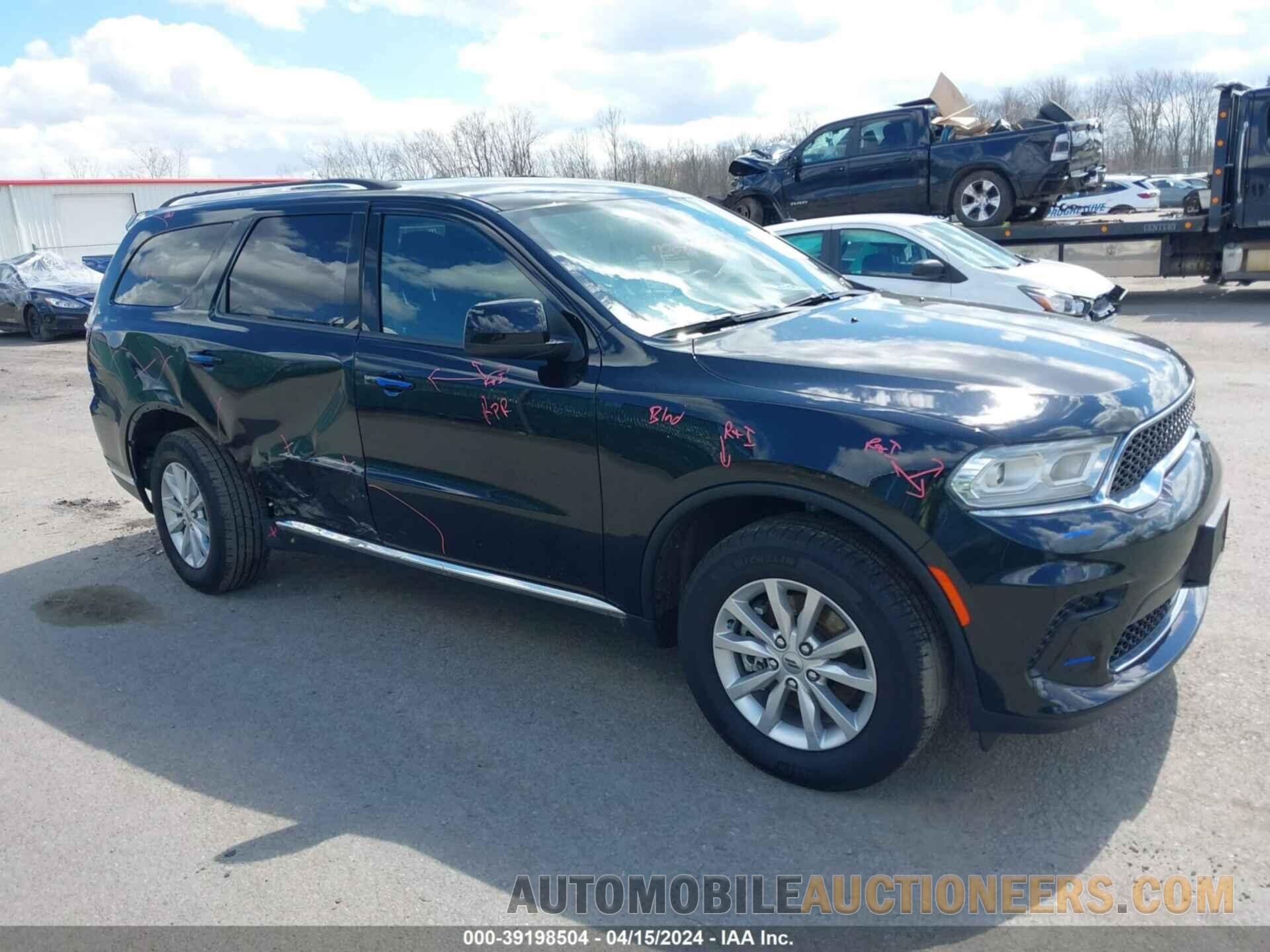 1C4RDJAG8PC568227 DODGE DURANGO 2023