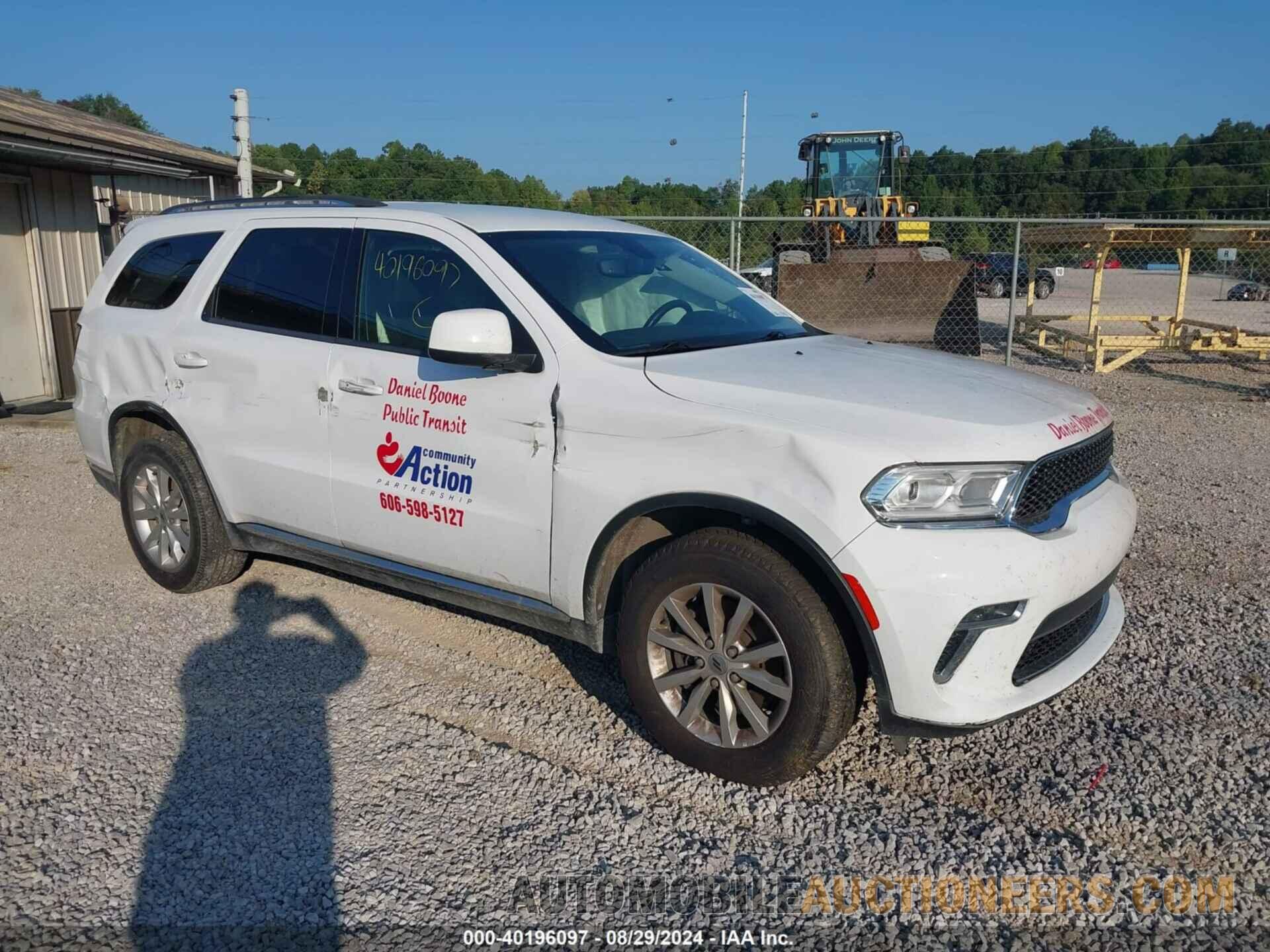 1C4RDJAGXMC602406 DODGE DURANGO 2021