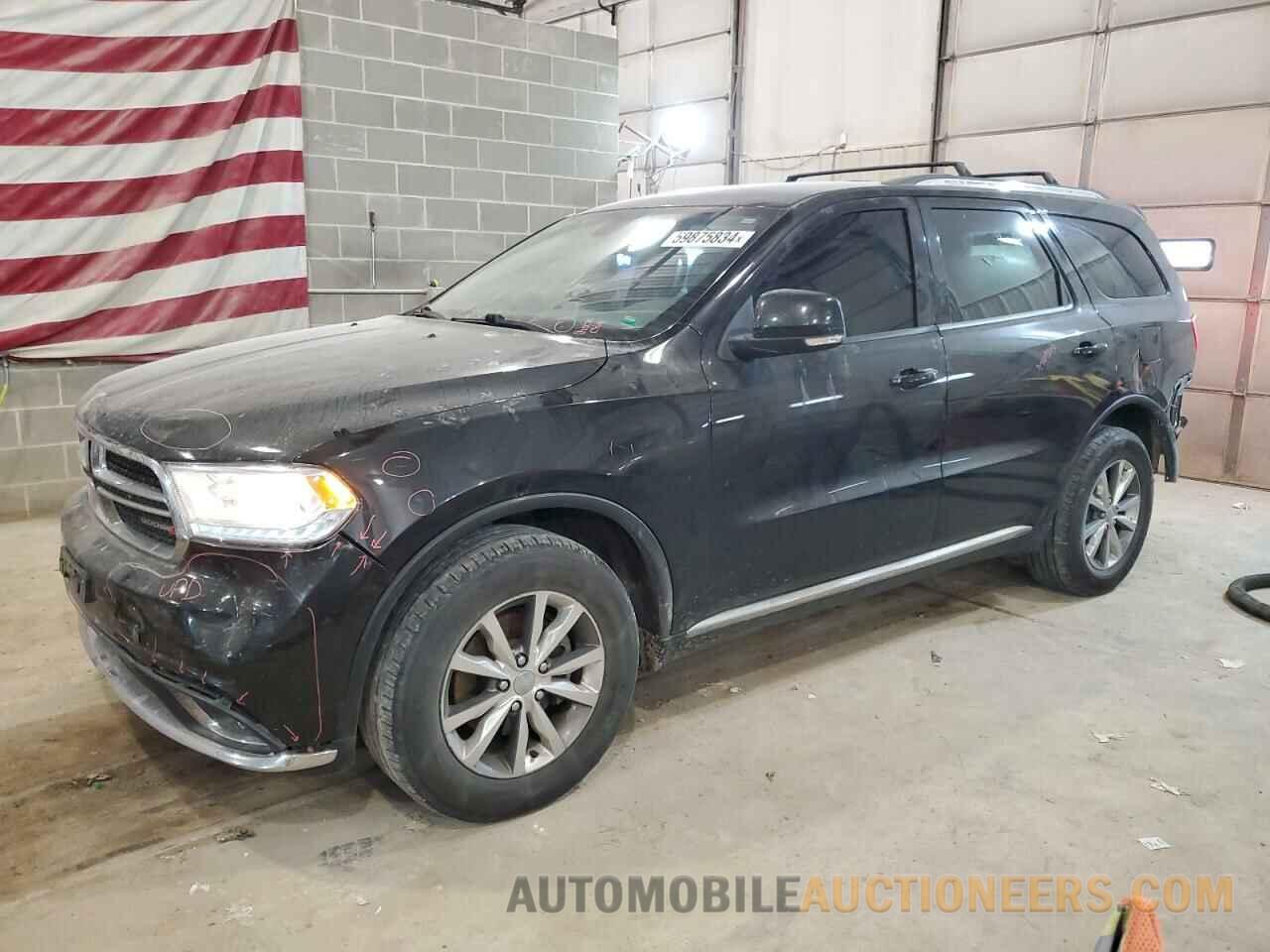 1C4RDJDG0FC789539 DODGE DURANGO 2015