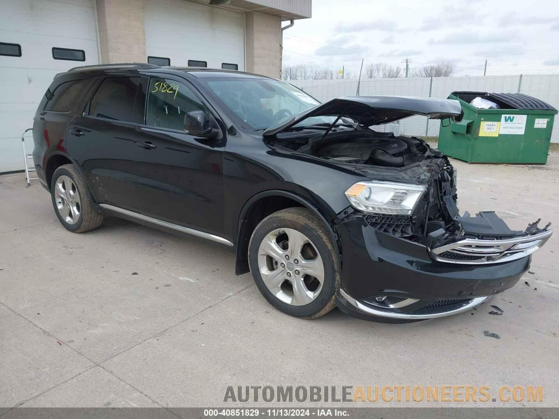 1C4RDJDG0FC902891 DODGE DURANGO 2015