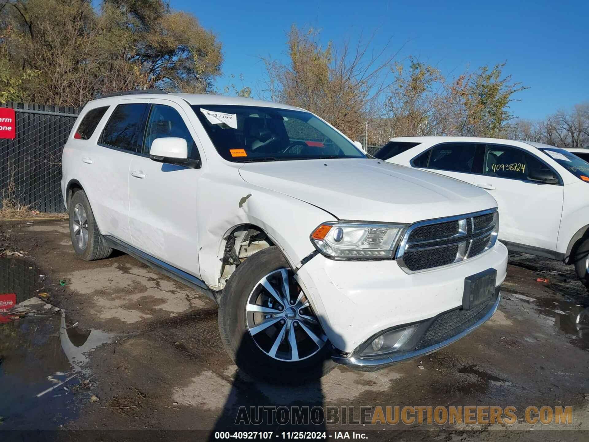 1C4RDJDG0GC455674 DODGE DURANGO 2016