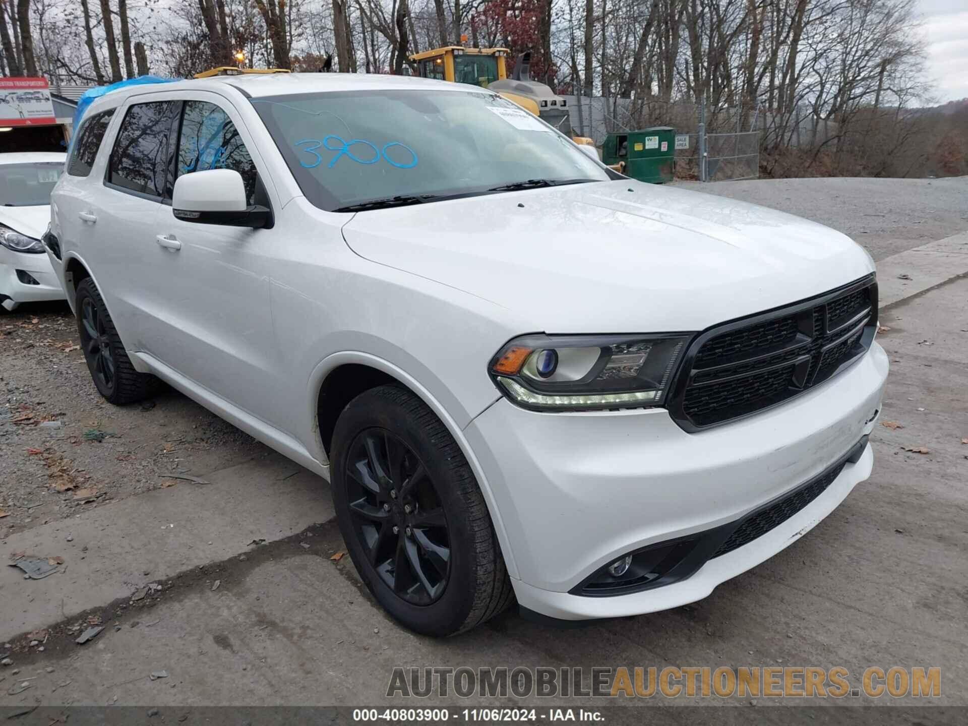 1C4RDJDG0HC891068 DODGE DURANGO 2017