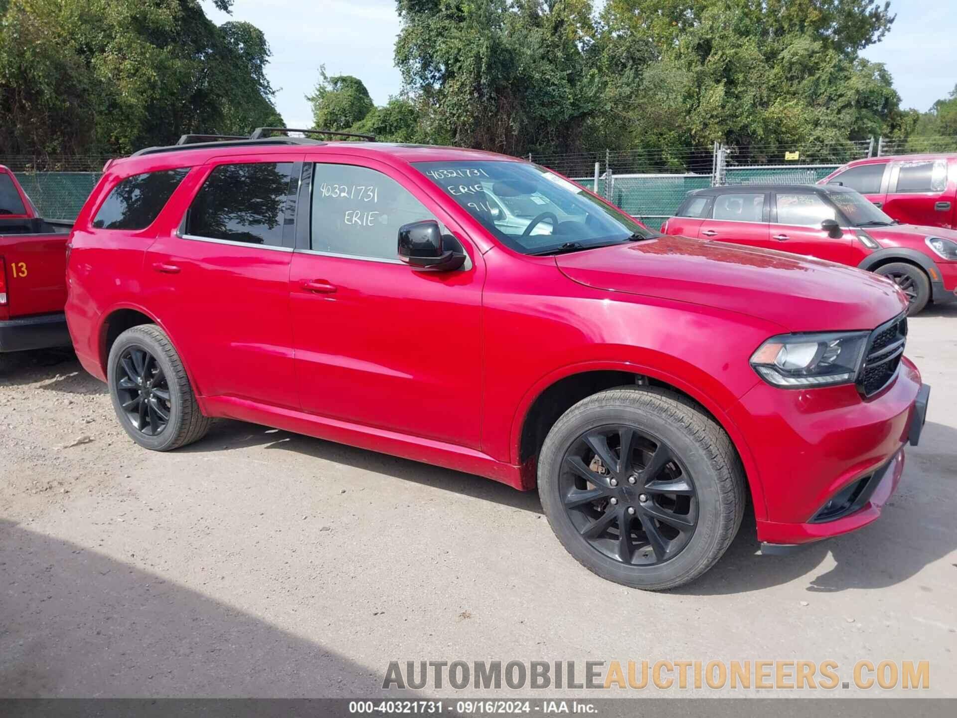 1C4RDJDG2HC615426 DODGE DURANGO 2017