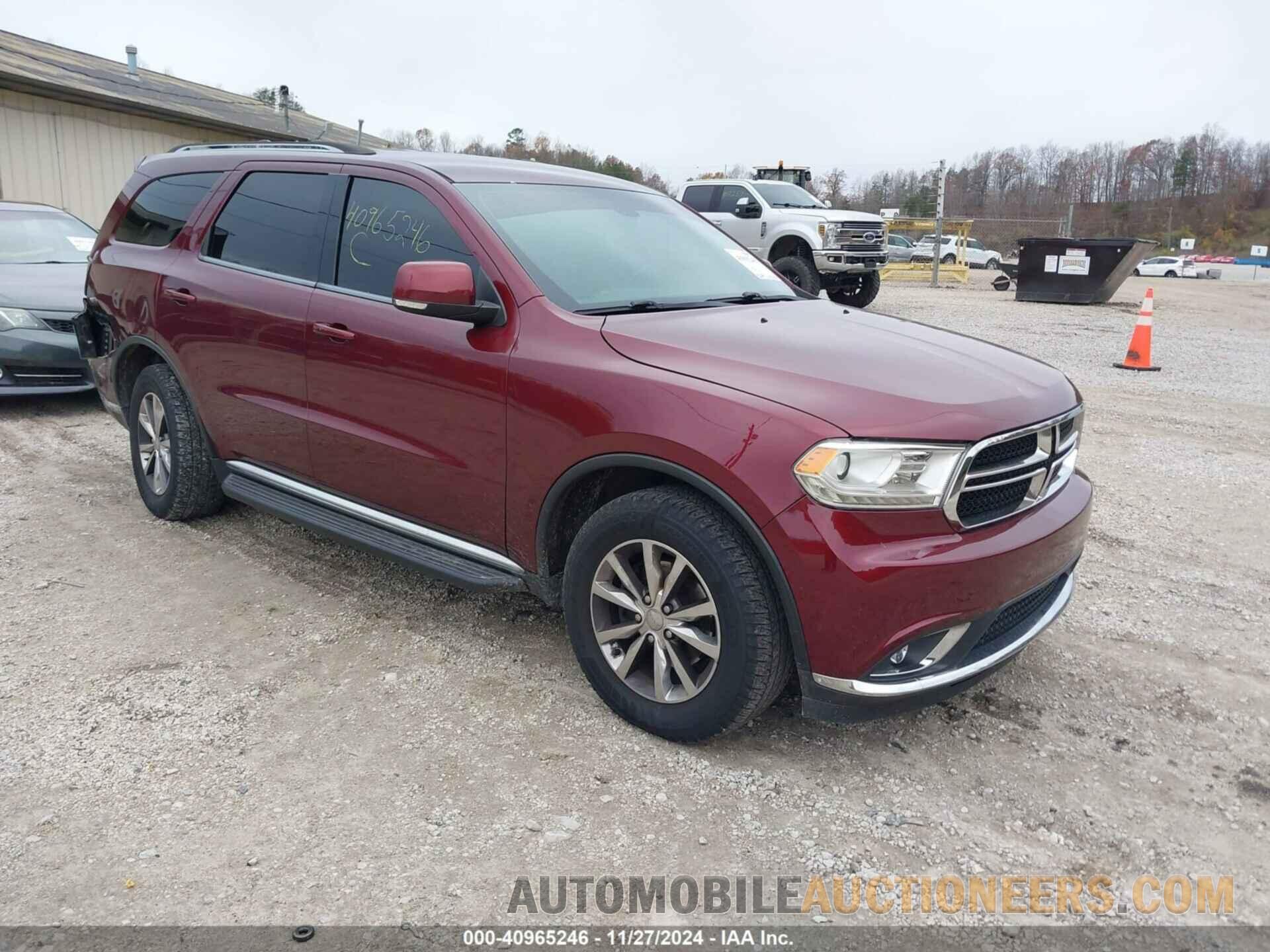 1C4RDJDG3GC484814 DODGE DURANGO 2016