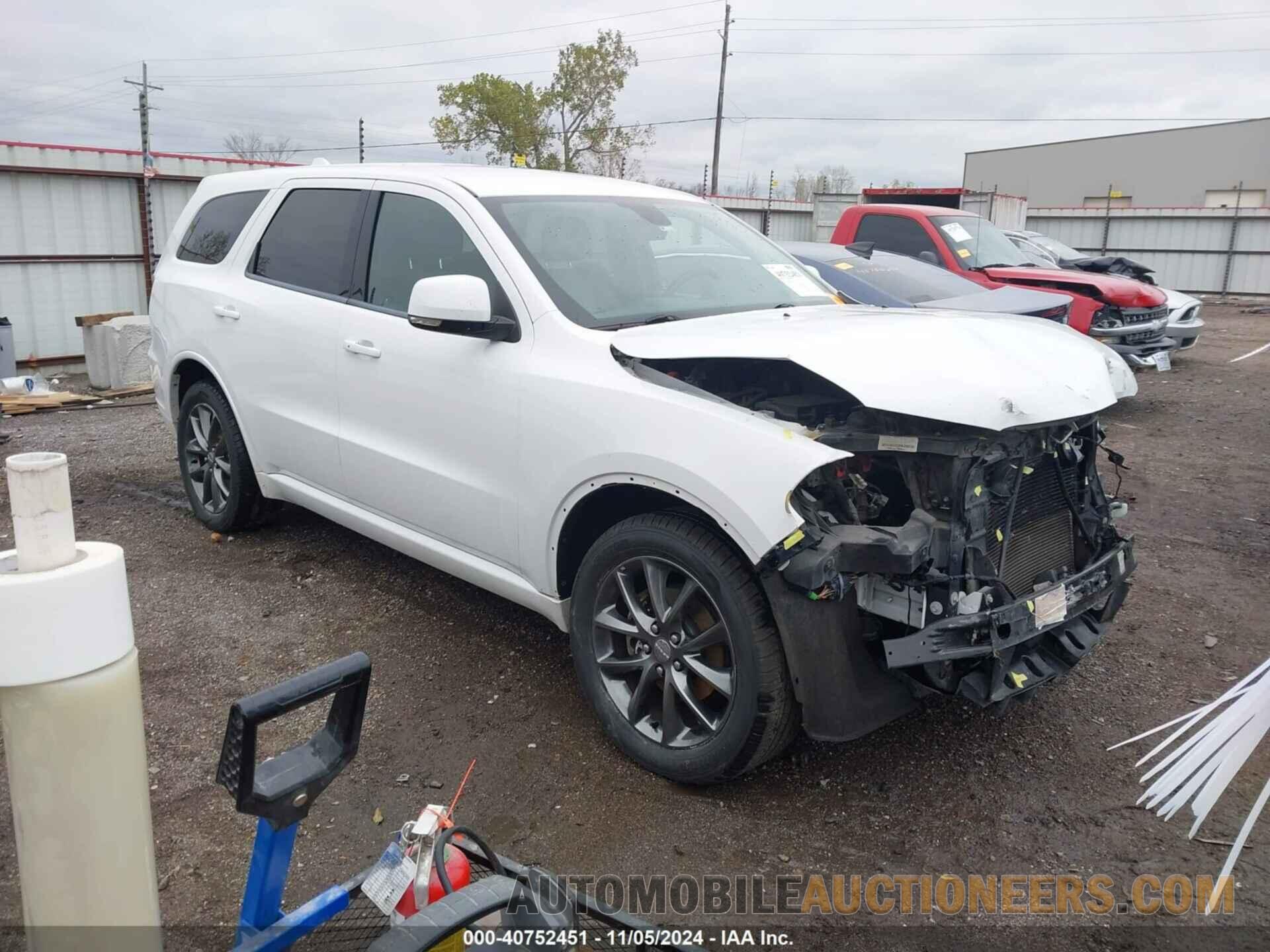 1C4RDJDG4HC897200 DODGE DURANGO 2017