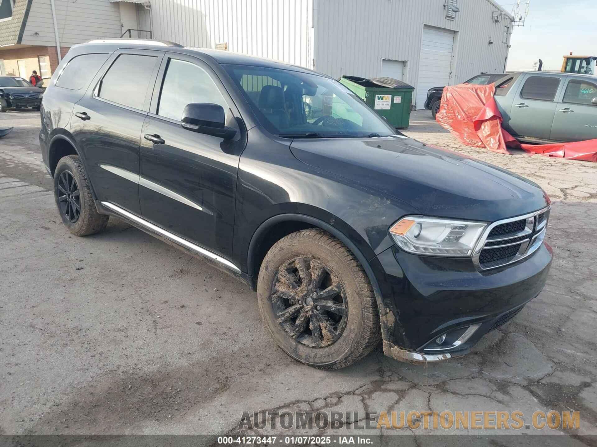 1C4RDJDG5GC374850 DODGE DURANGO 2016