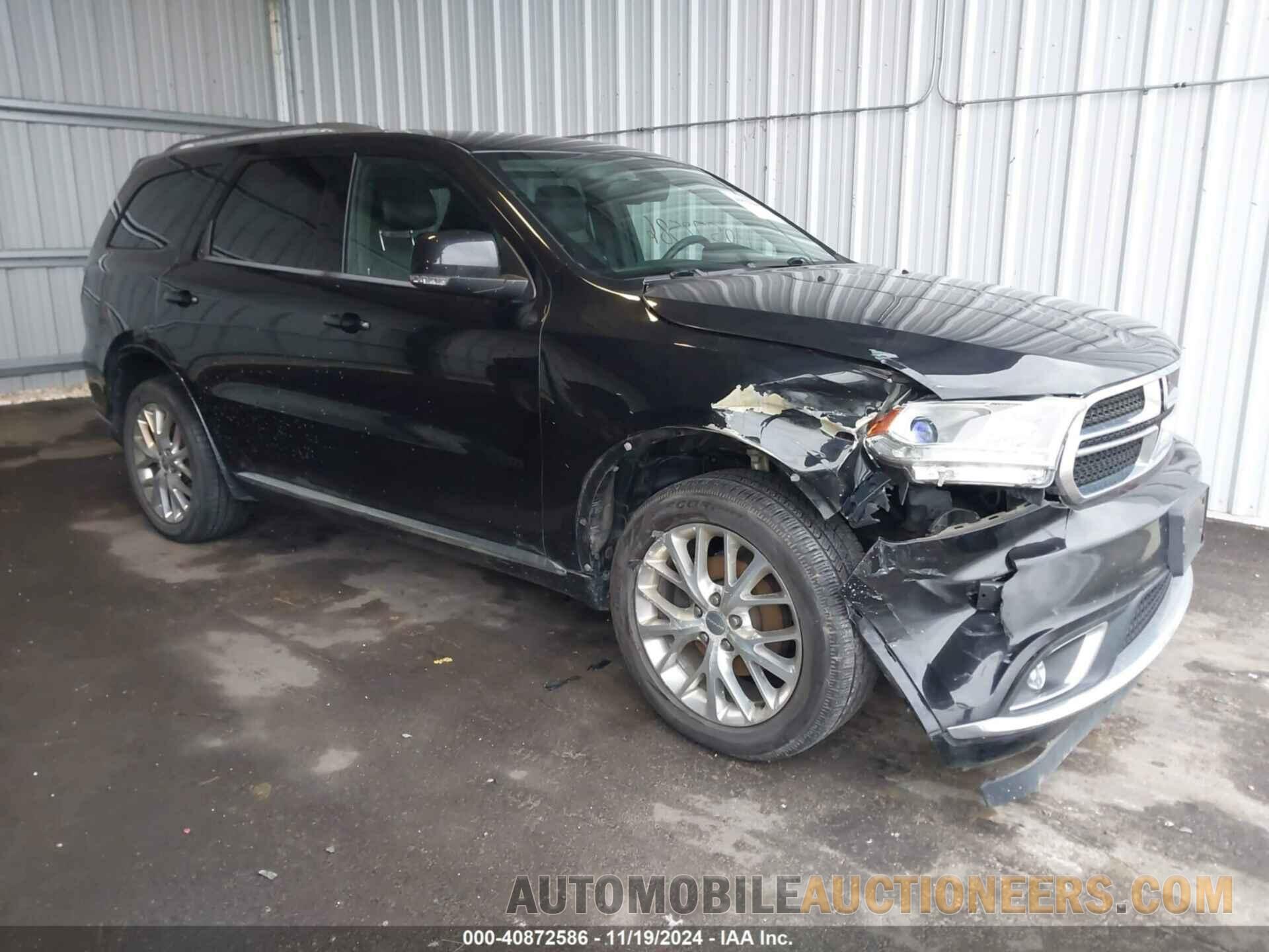 1C4RDJDG6GC397912 DODGE DURANGO 2016