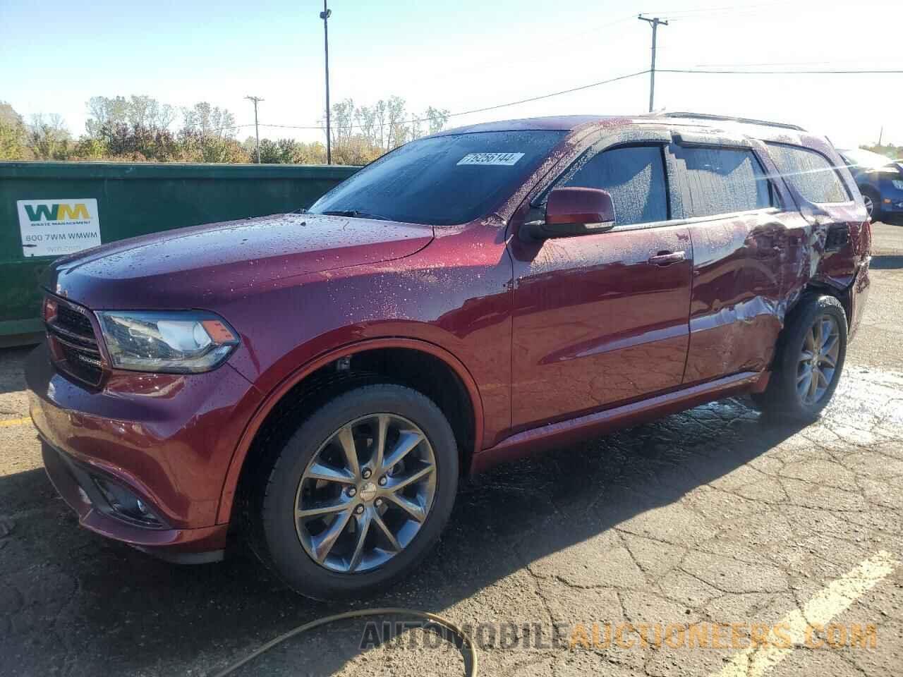 1C4RDJDG6HC737478 DODGE DURANGO 2017