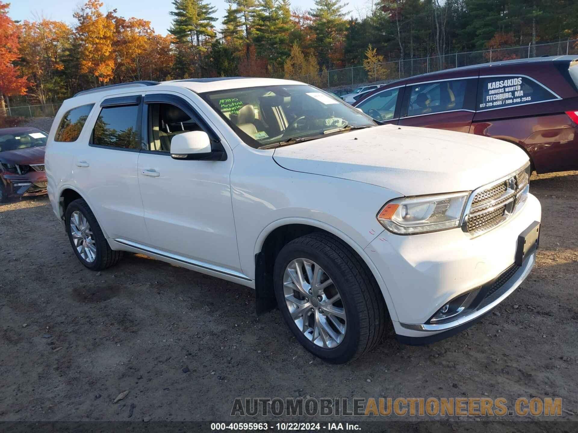 1C4RDJDG8GC433549 DODGE DURANGO 2016