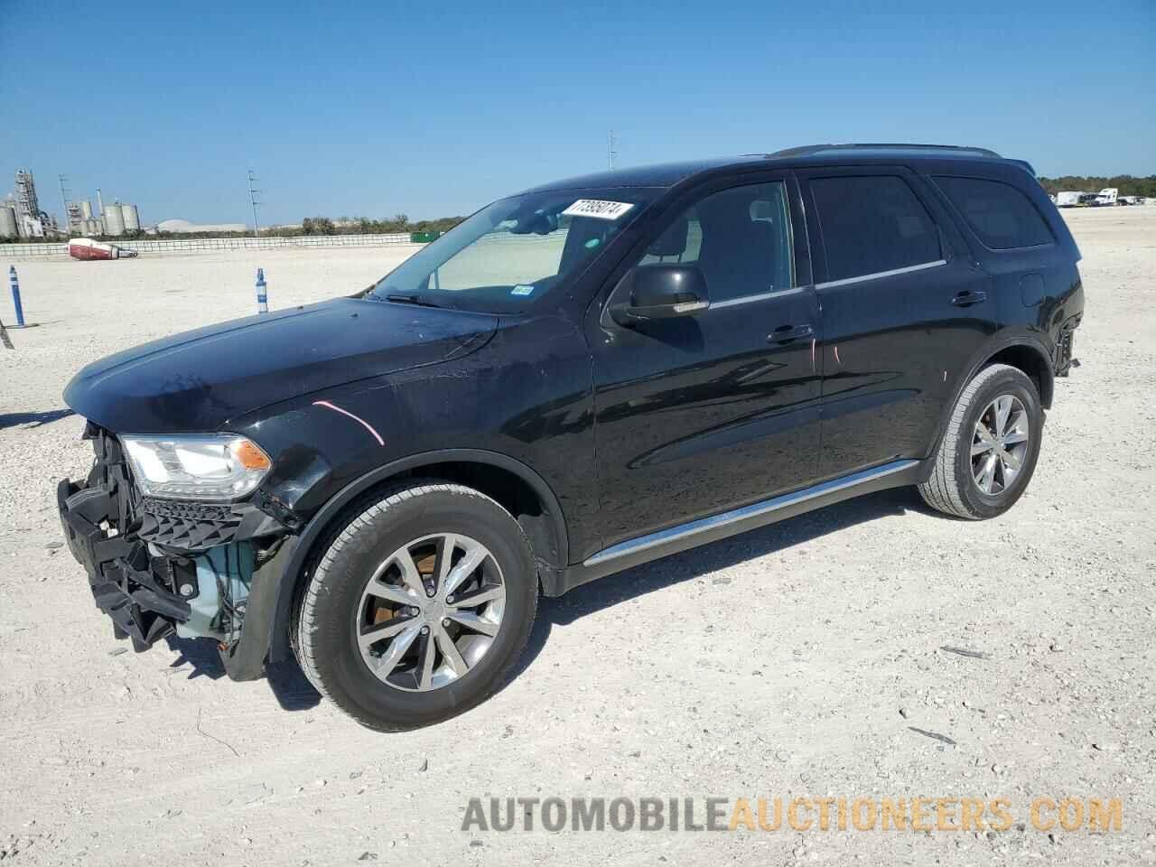 1C4RDJDGXGC374987 DODGE DURANGO 2016