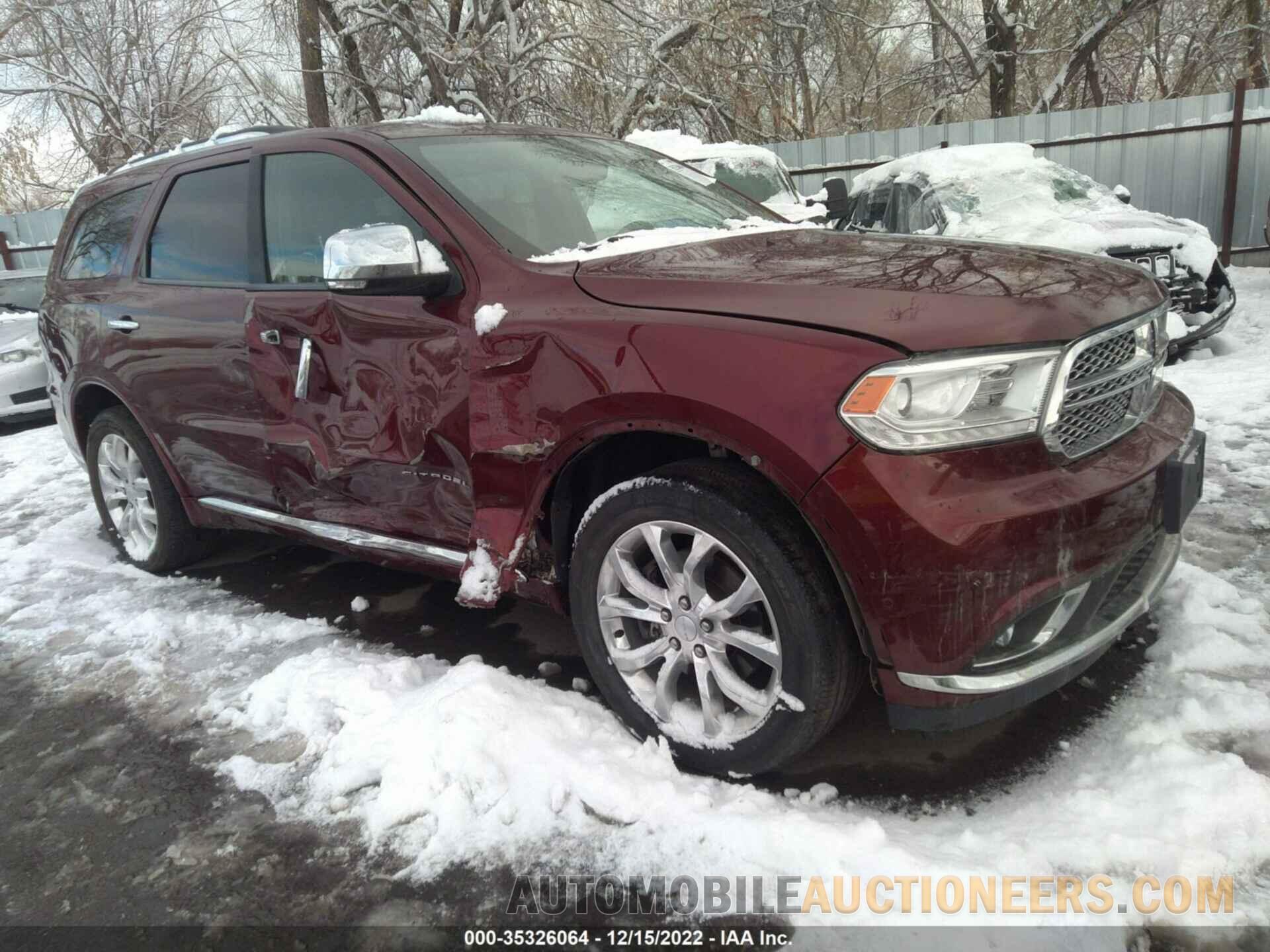 1C4RDJEG0JC278095 DODGE DURANGO 2018