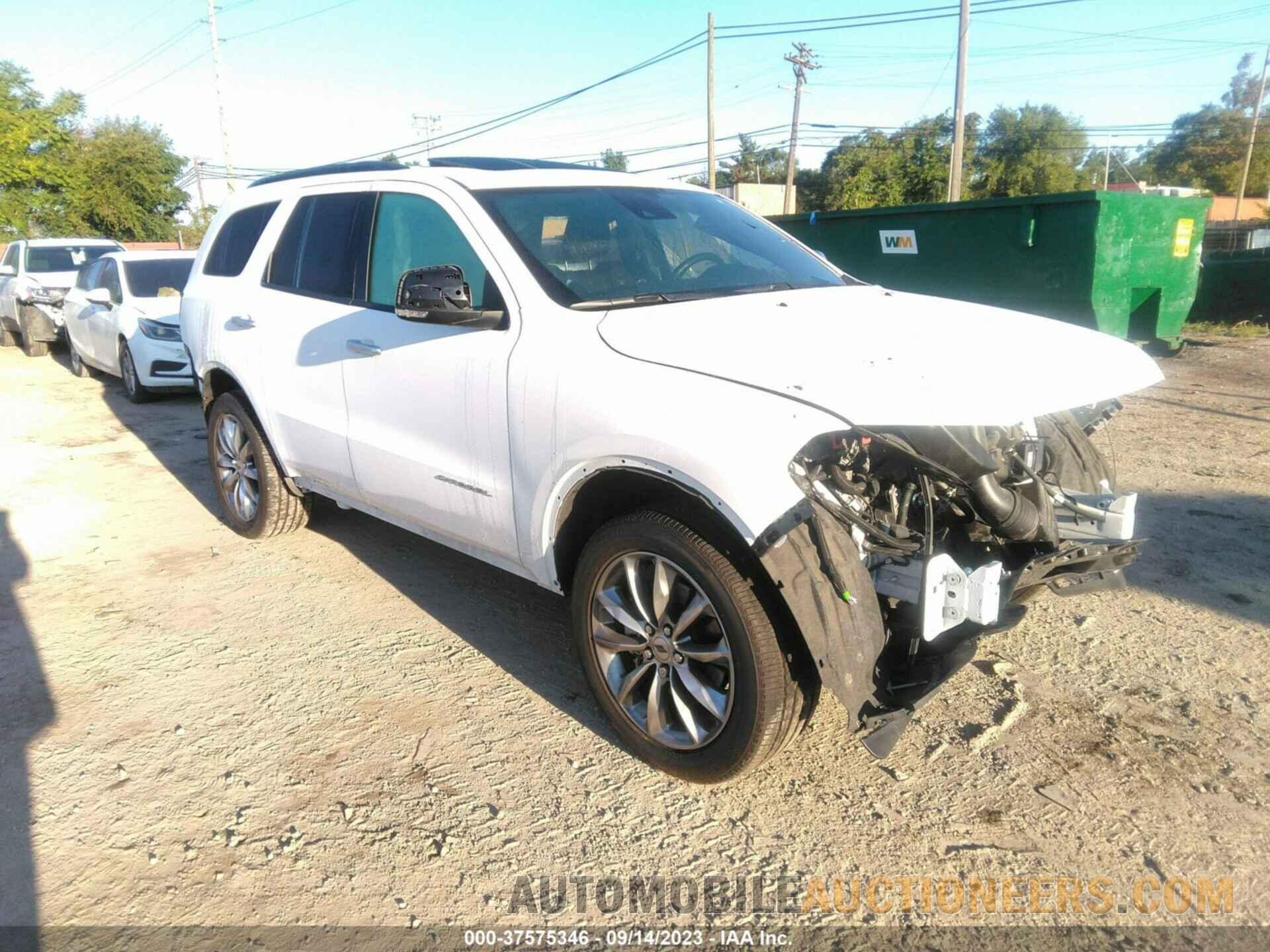 1C4RDJEG2NC160278 DODGE DURANGO 2022