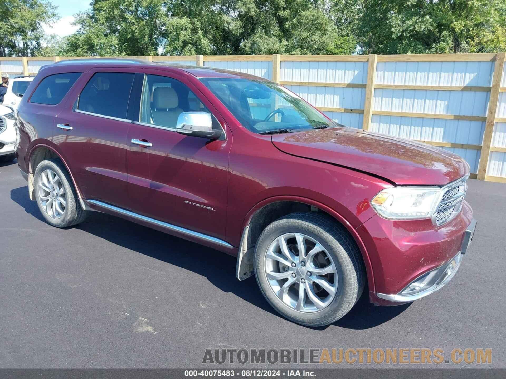 1C4RDJEG4GC308966 DODGE DURANGO 2016