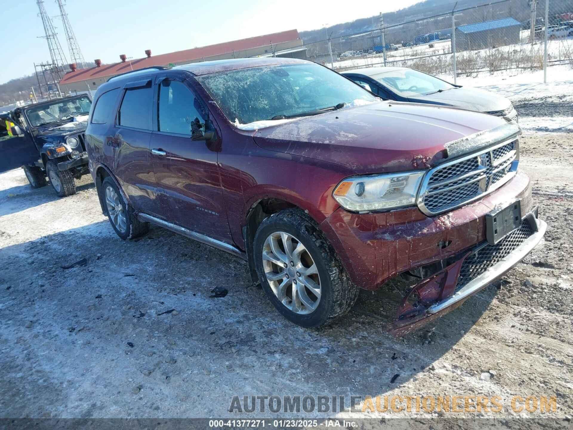 1C4RDJEG7GC347311 DODGE DURANGO 2016