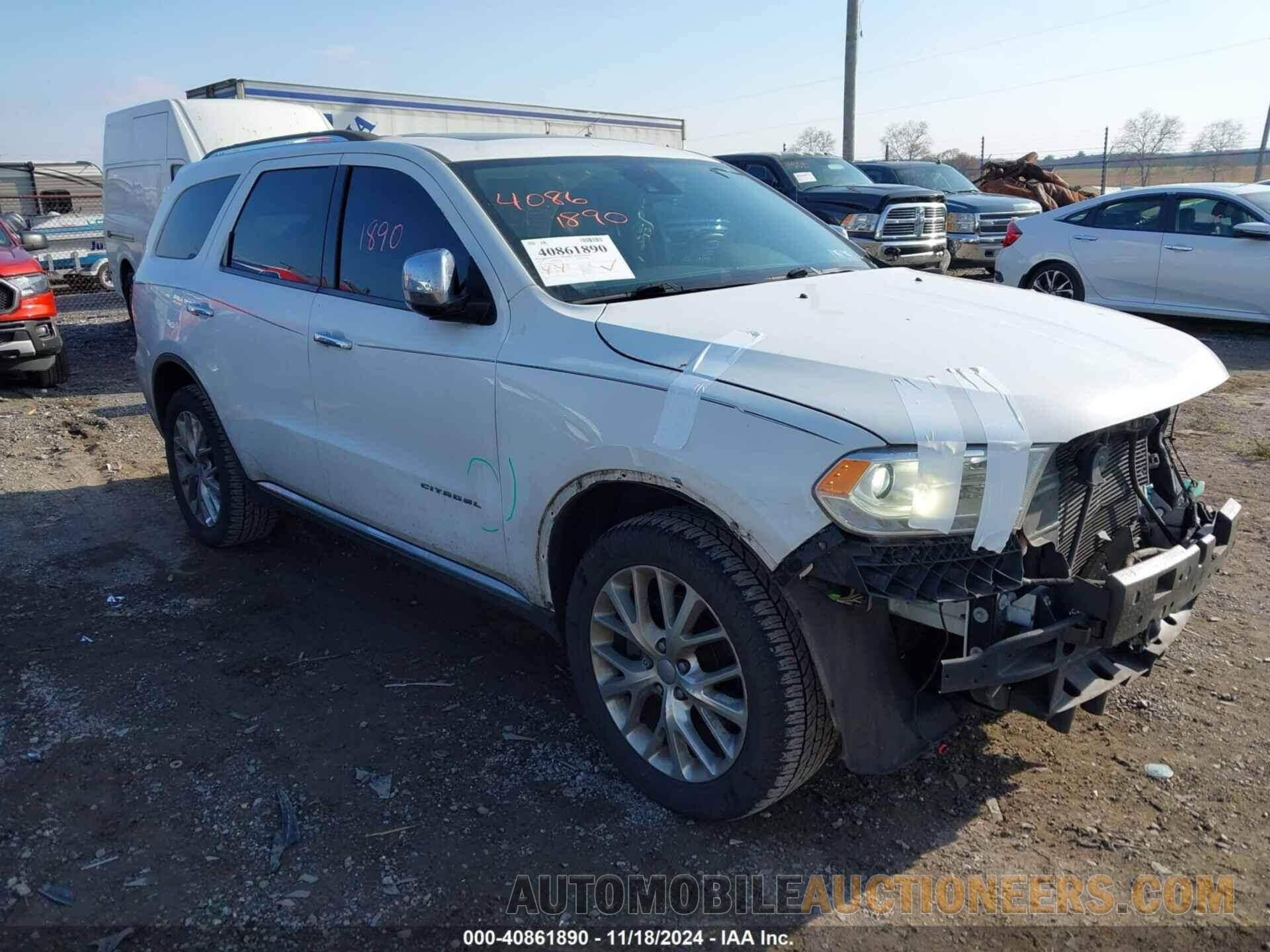 1C4RDJEGXFC772262 DODGE DURANGO 2015