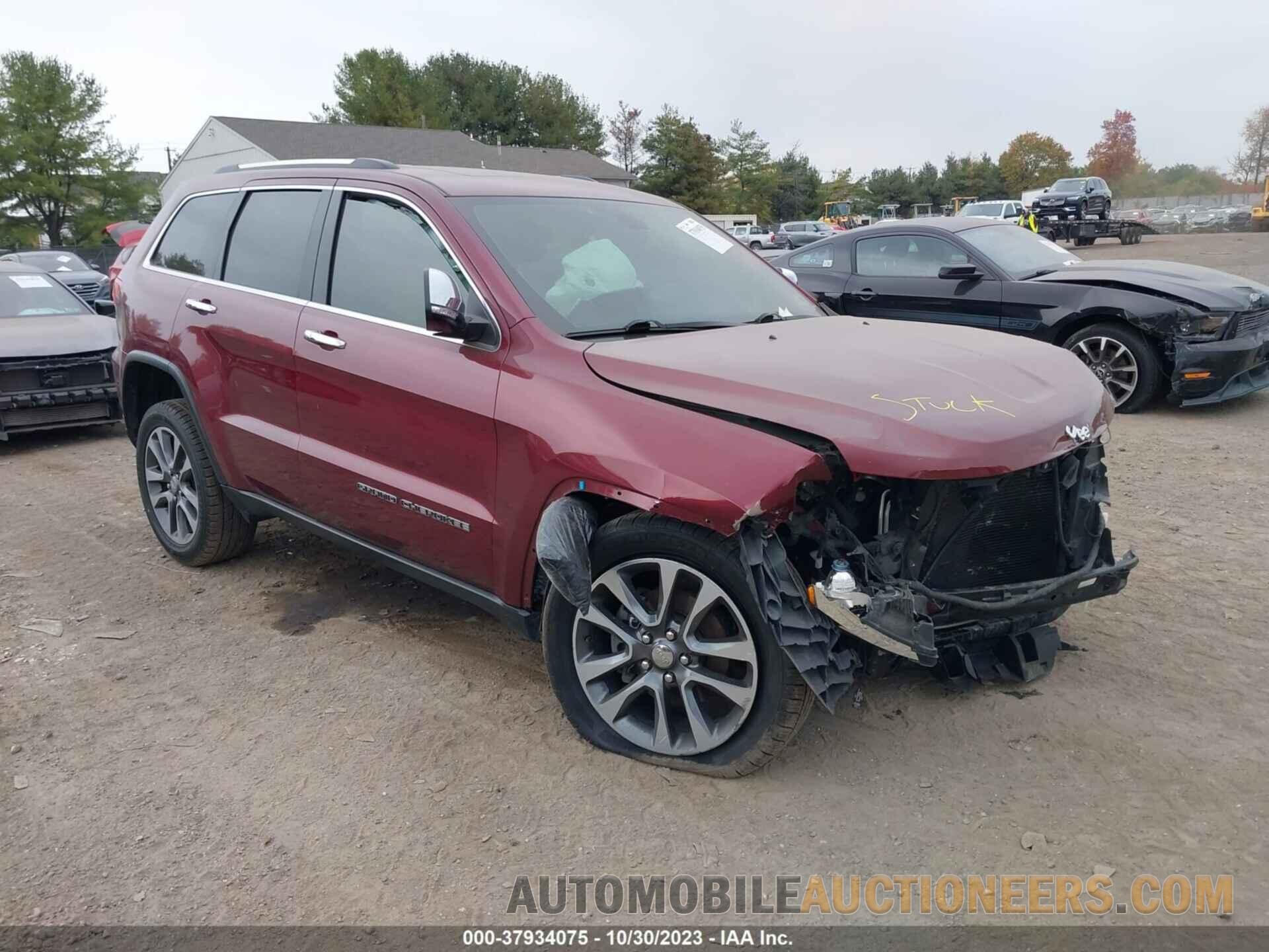 1C4RJFBG0JC297790 JEEP GRAND CHEROKEE 2018