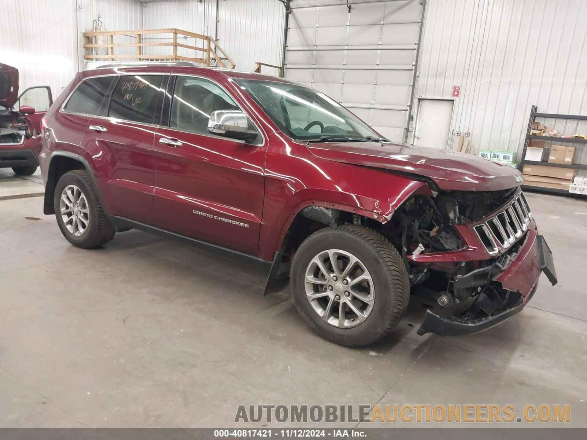 1C4RJFBG1GC327436 JEEP GRAND CHEROKEE 2016