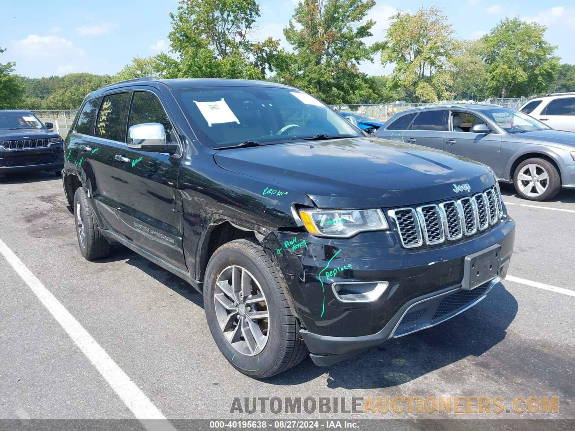 1C4RJFBG3HC754408 JEEP GRAND CHEROKEE 2017