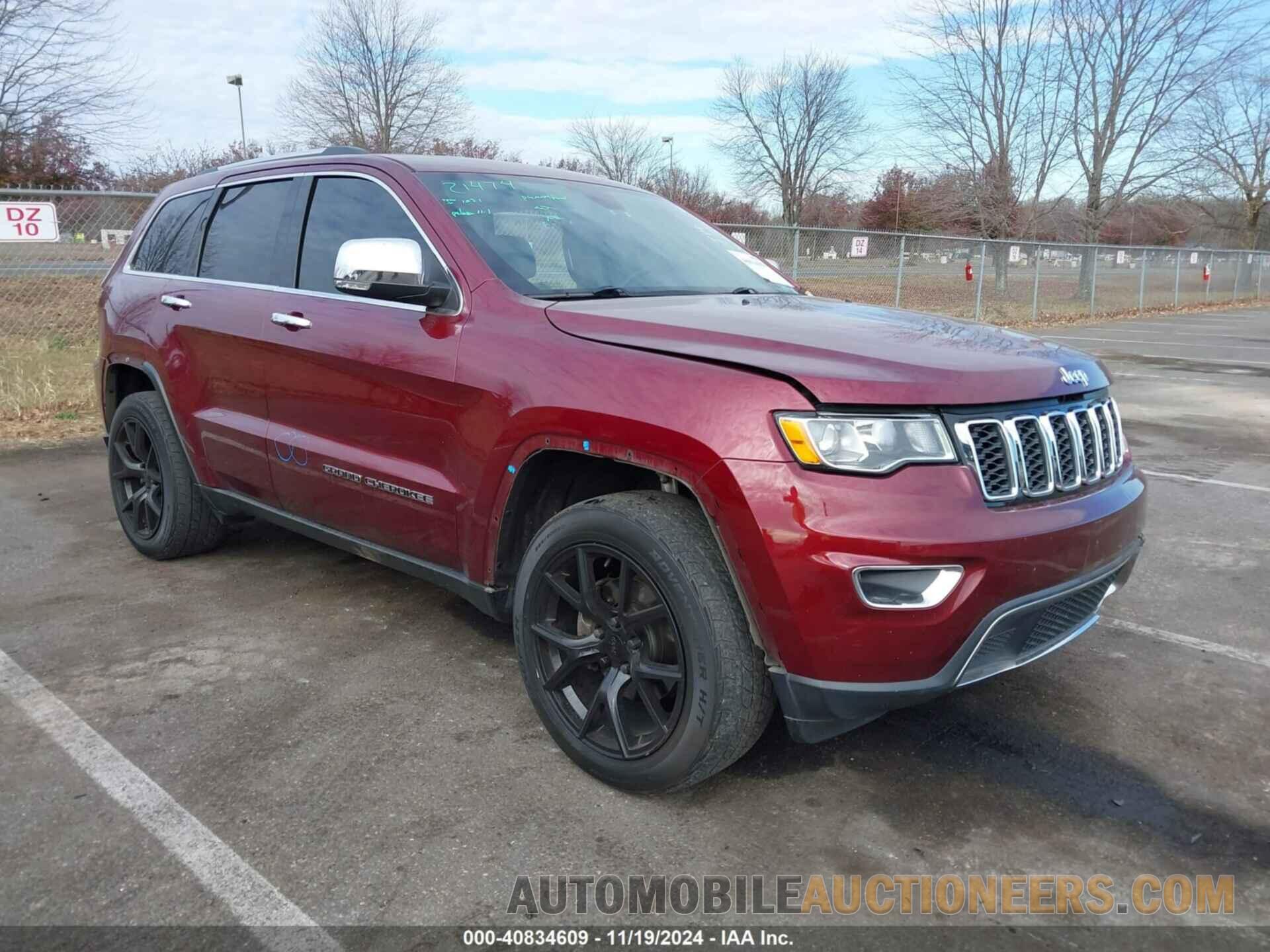 1C4RJFBG4HC807682 JEEP GRAND CHEROKEE 2017