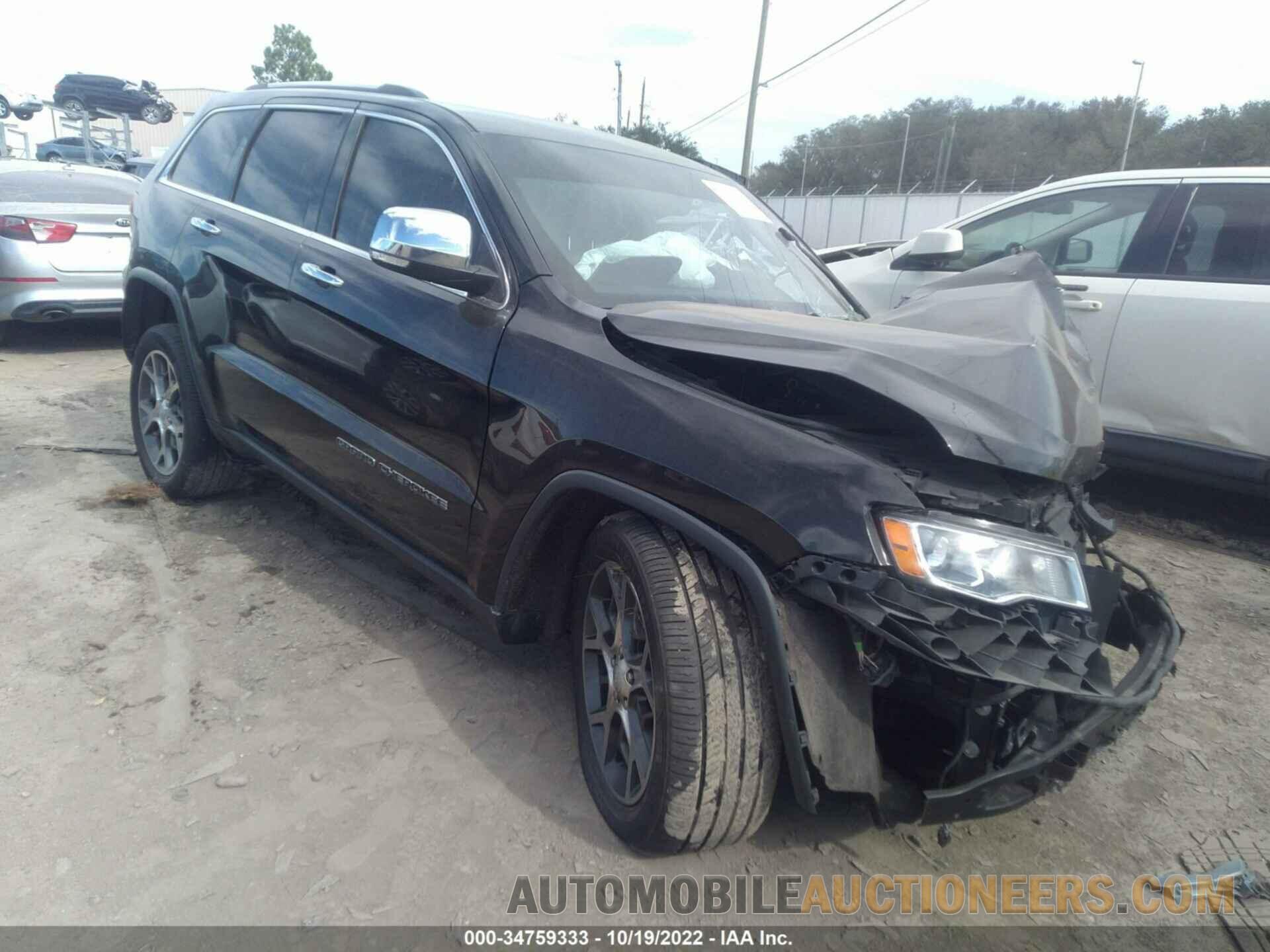 1C4RJFBG4KC631580 JEEP GRAND CHEROKEE 2019