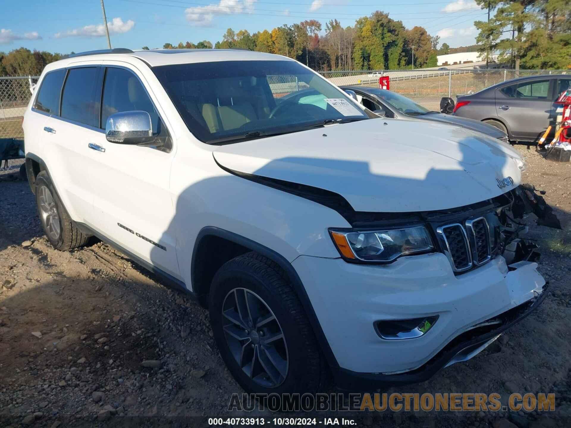 1C4RJFBG7HC841809 JEEP GRAND CHEROKEE 2017