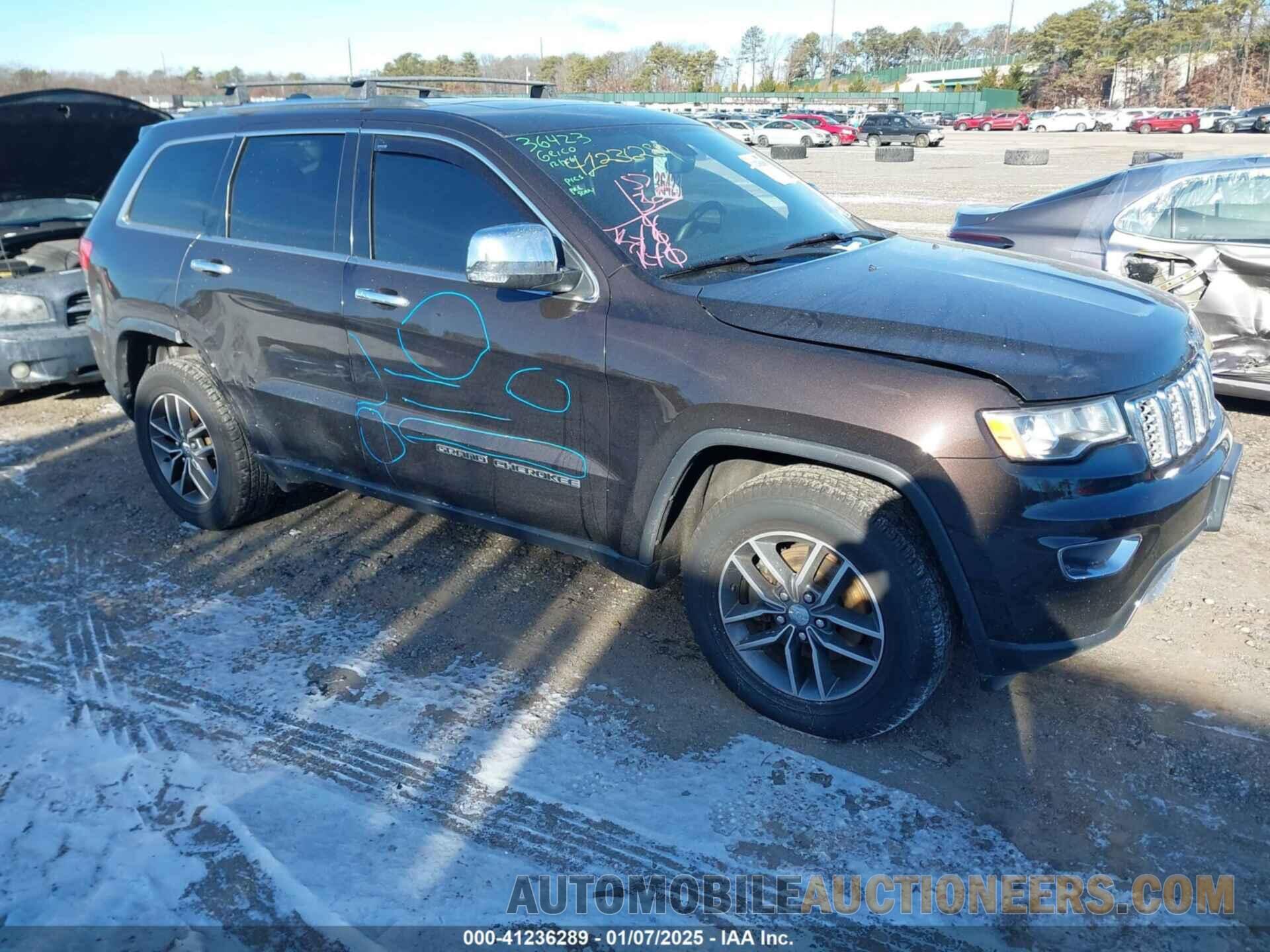 1C4RJFBG8HC682962 JEEP GRAND CHEROKEE 2017