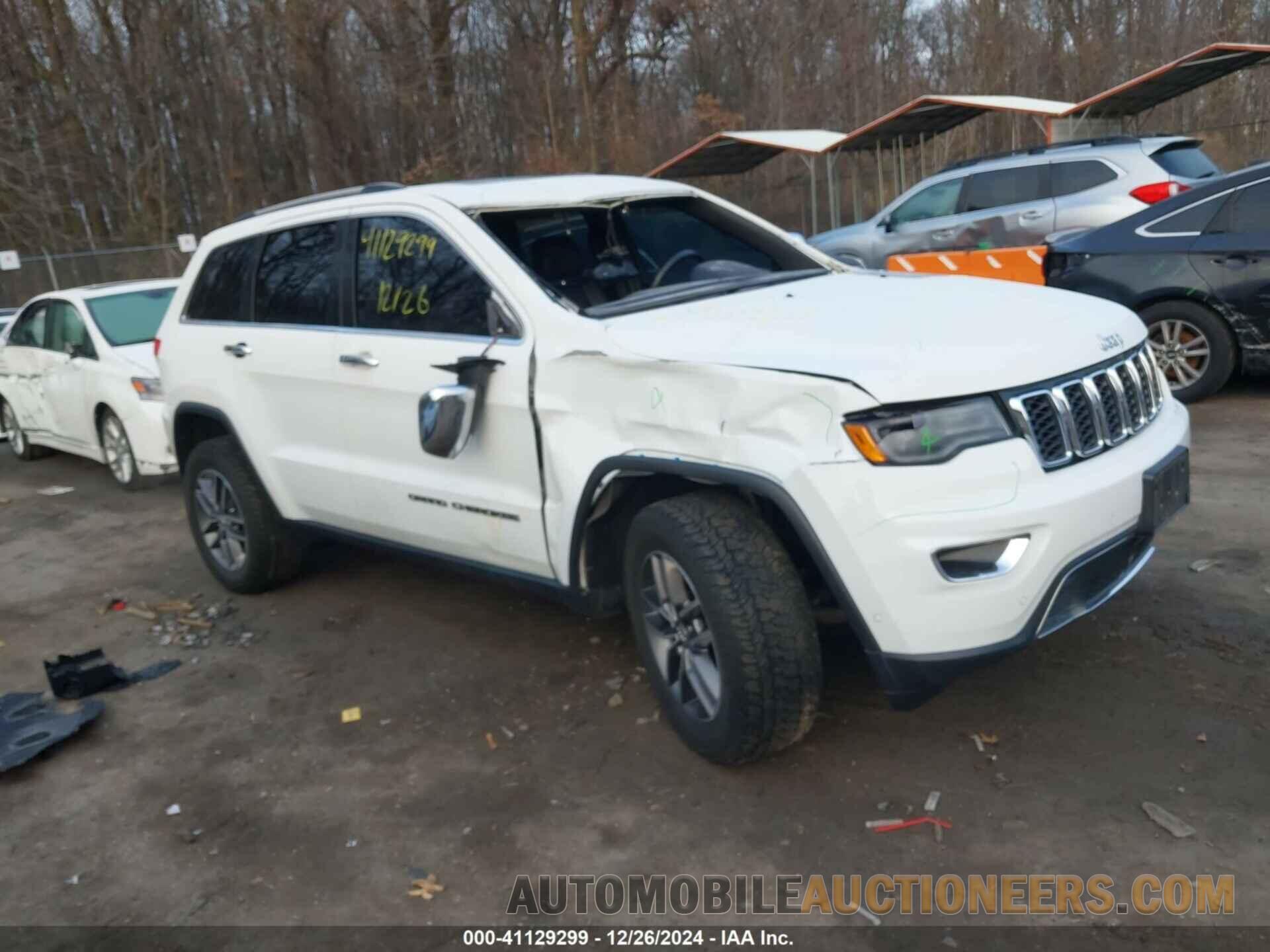 1C4RJFBG9HC802834 JEEP GRAND CHEROKEE 2017