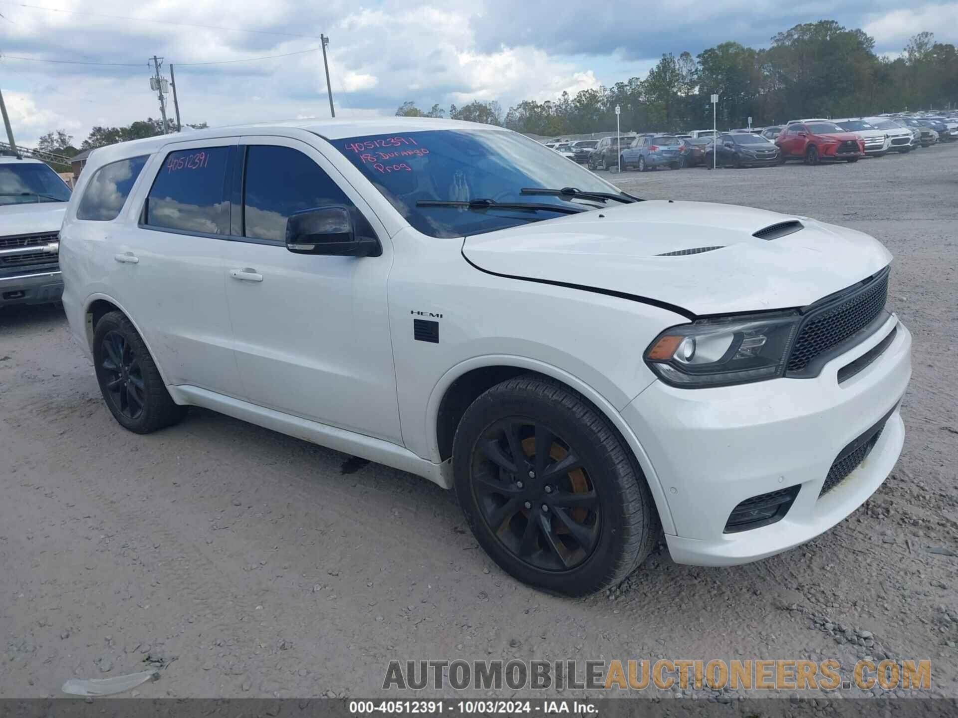 1C4SDHCT7JC279609 DODGE DURANGO 2018