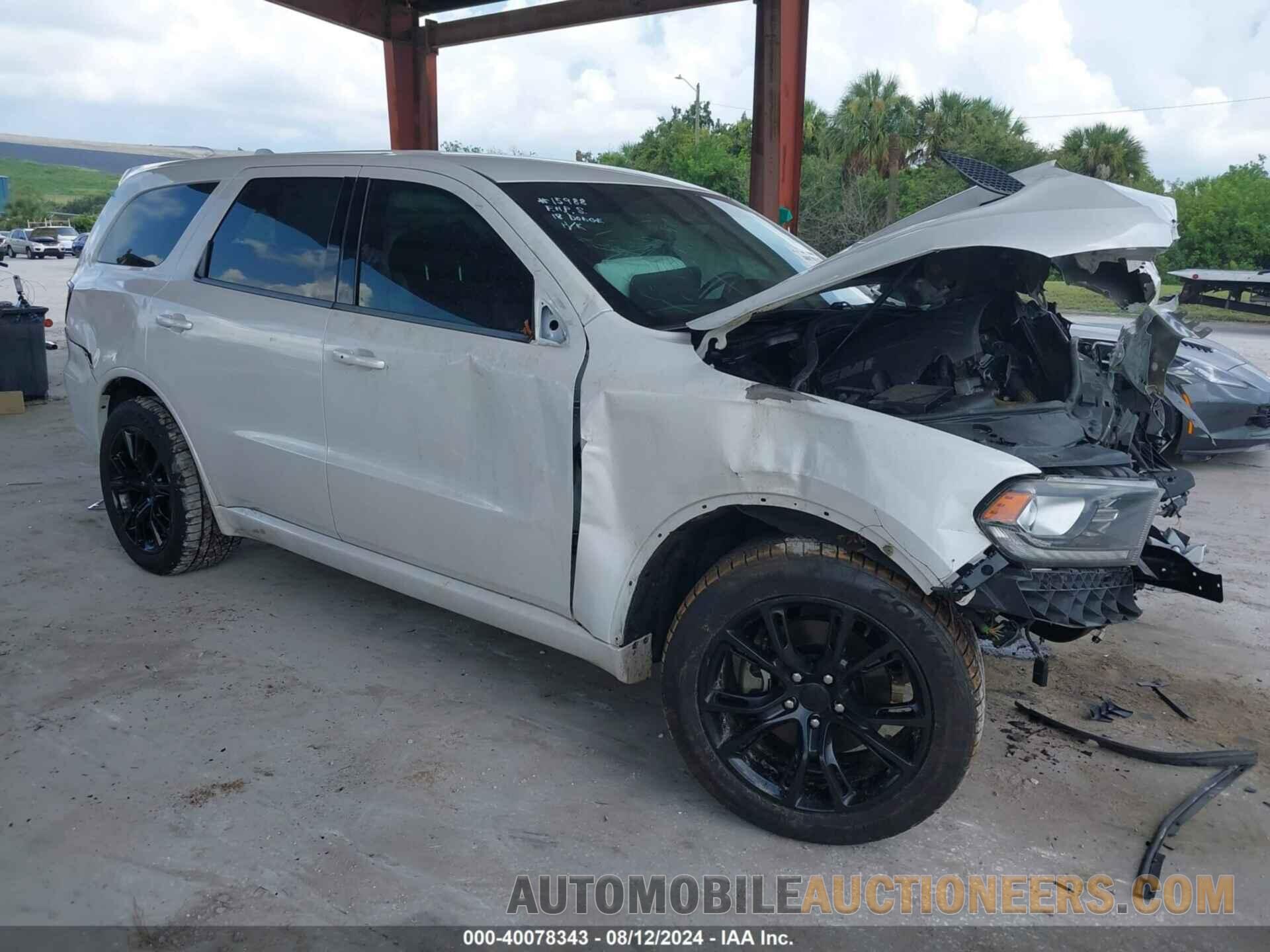 1C4SDHCT8JC100509 DODGE DURANGO 2018