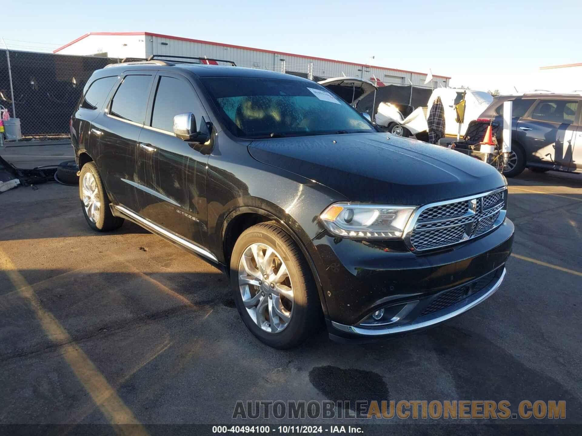 1C4SDHET0JC395022 DODGE DURANGO 2018