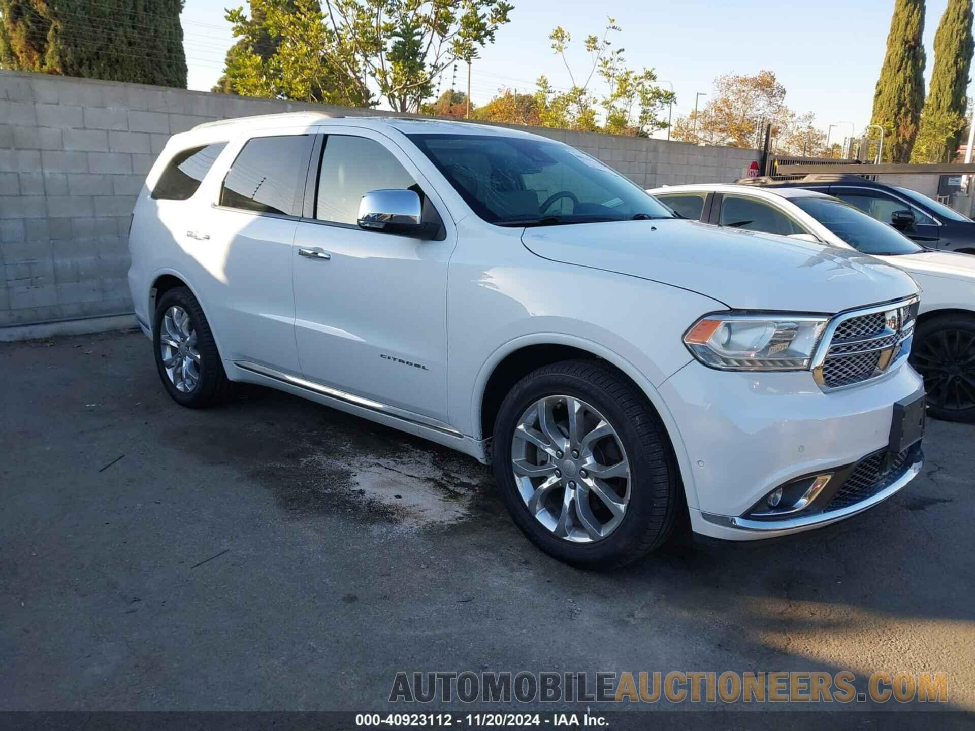 1C4SDHET5JC201312 DODGE DURANGO 2018