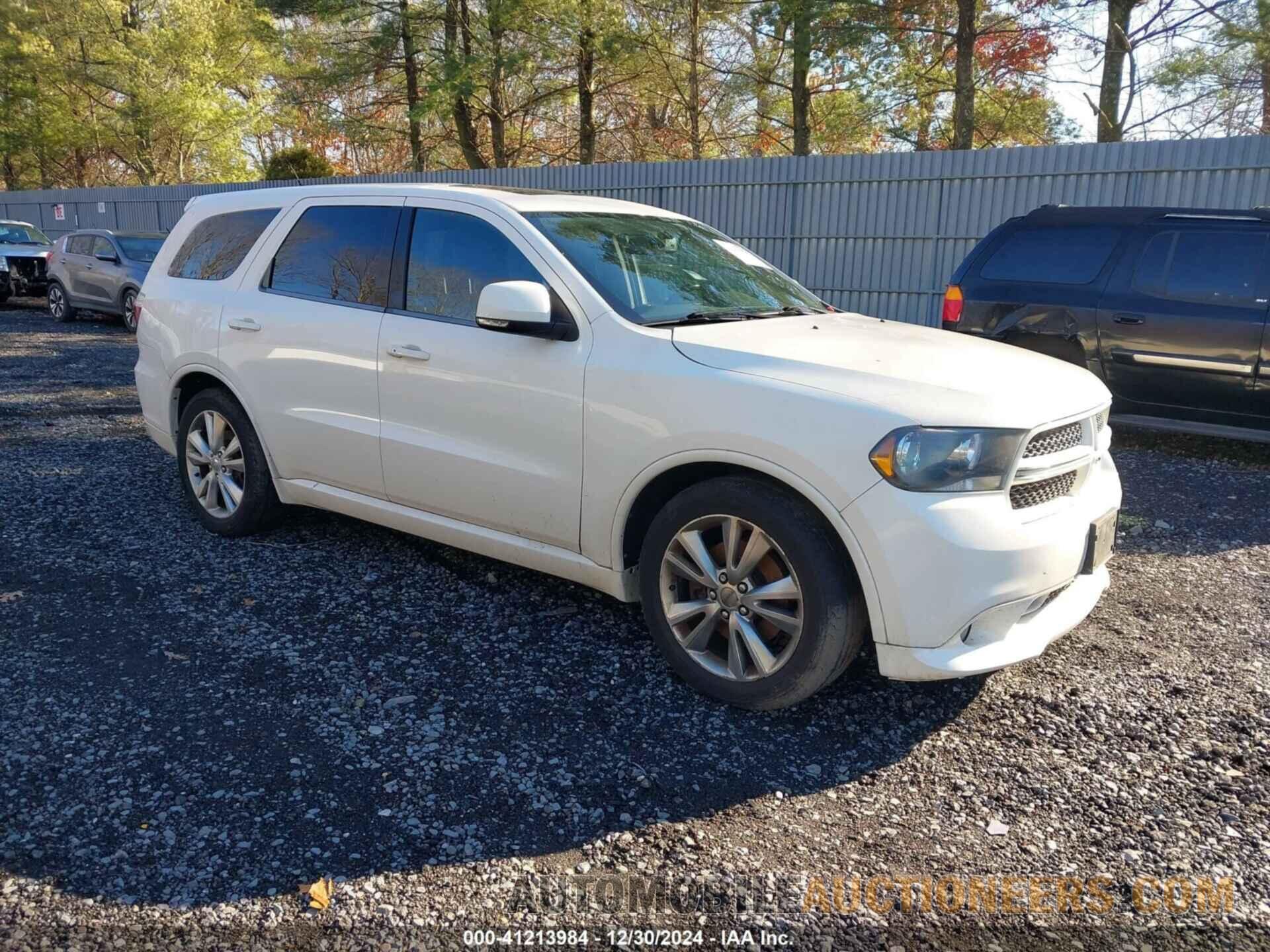 1C4SDJCT6CC138606 DODGE DURANGO 2012