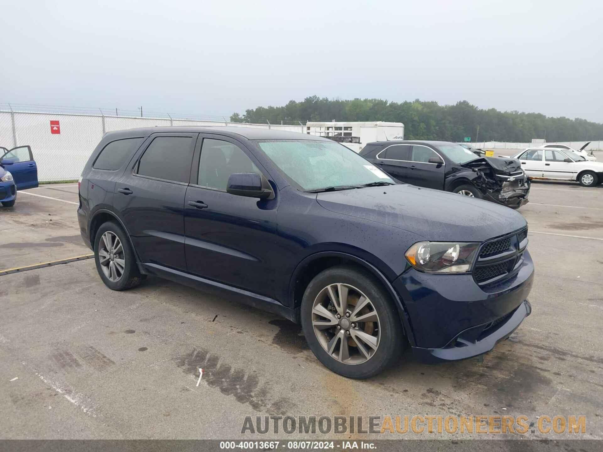 1C4SDJCT6DC651601 DODGE DURANGO 2013