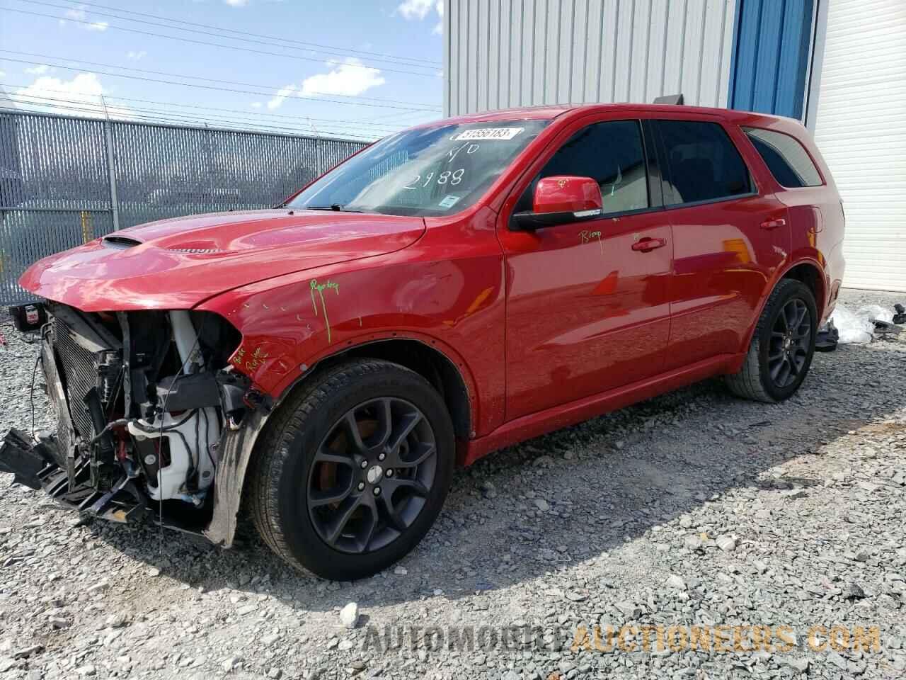 1C4SDJCT6JC182988 DODGE DURANGO 2018