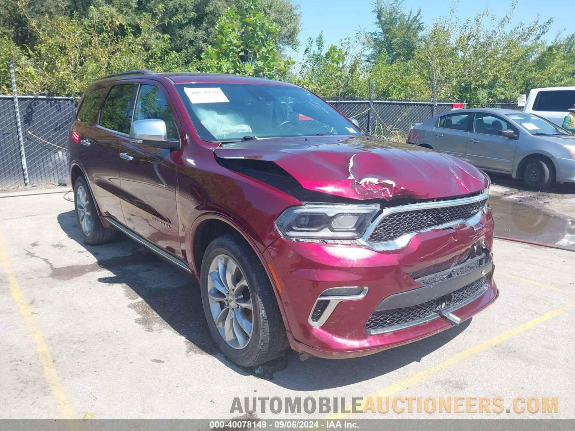 1C4SDJET1MC629891 DODGE DURANGO 2021