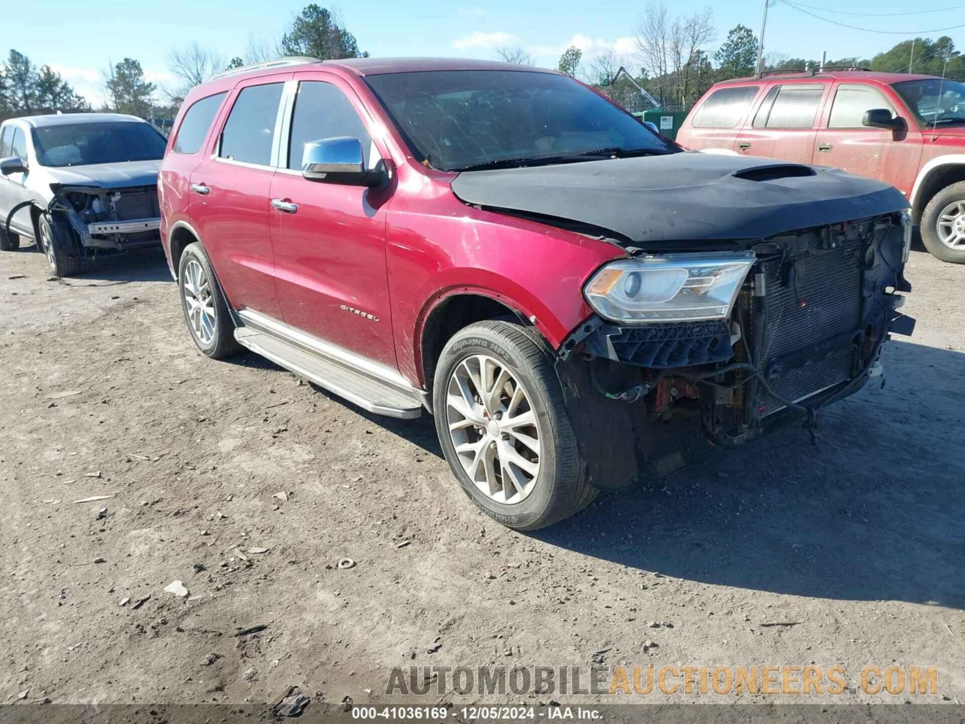 1C4SDJET4EC305223 DODGE DURANGO 2014