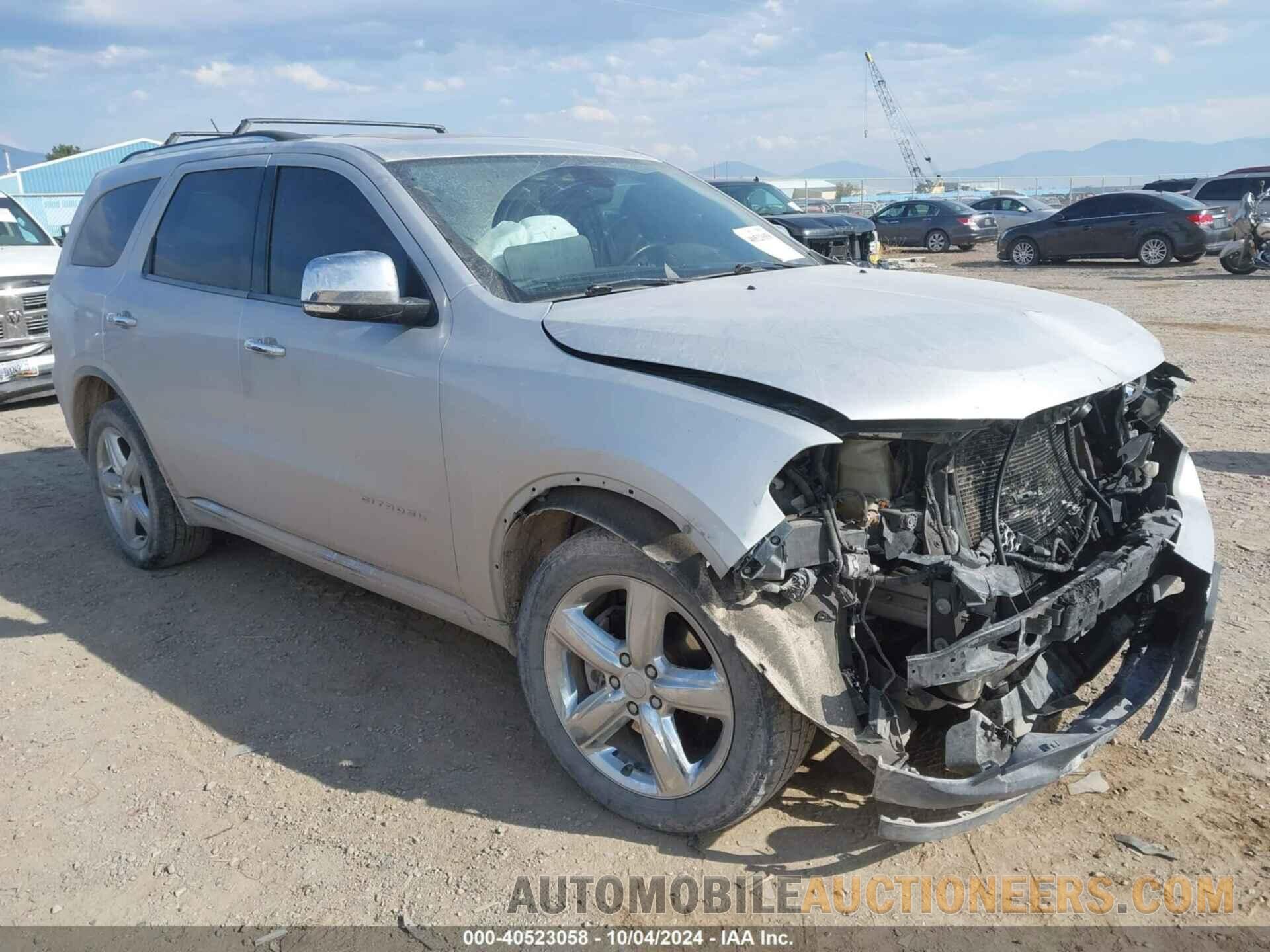 1C4SDJET5CC130896 DODGE DURANGO 2012