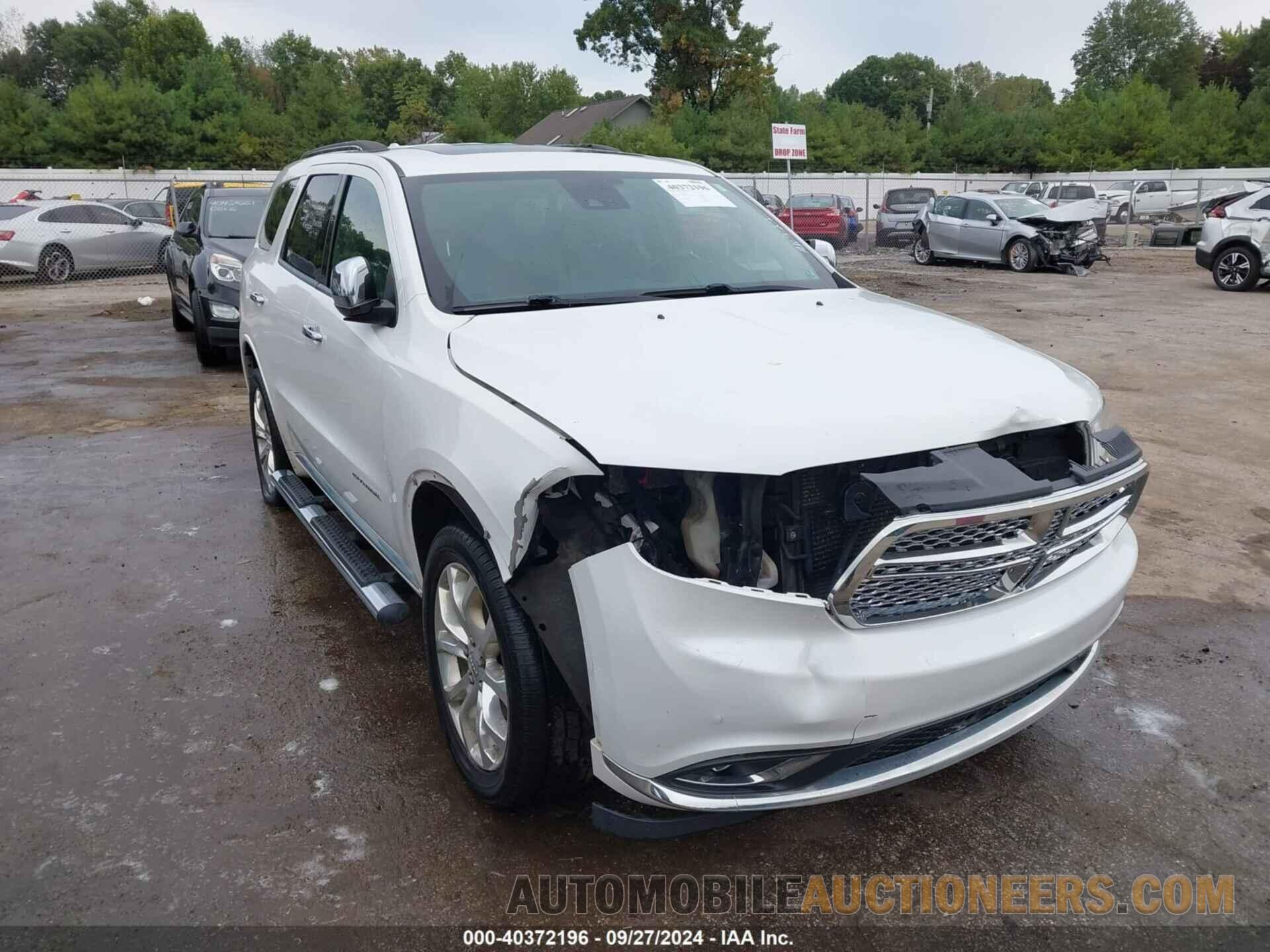 1C4SDJET5HC623372 DODGE DURANGO 2017