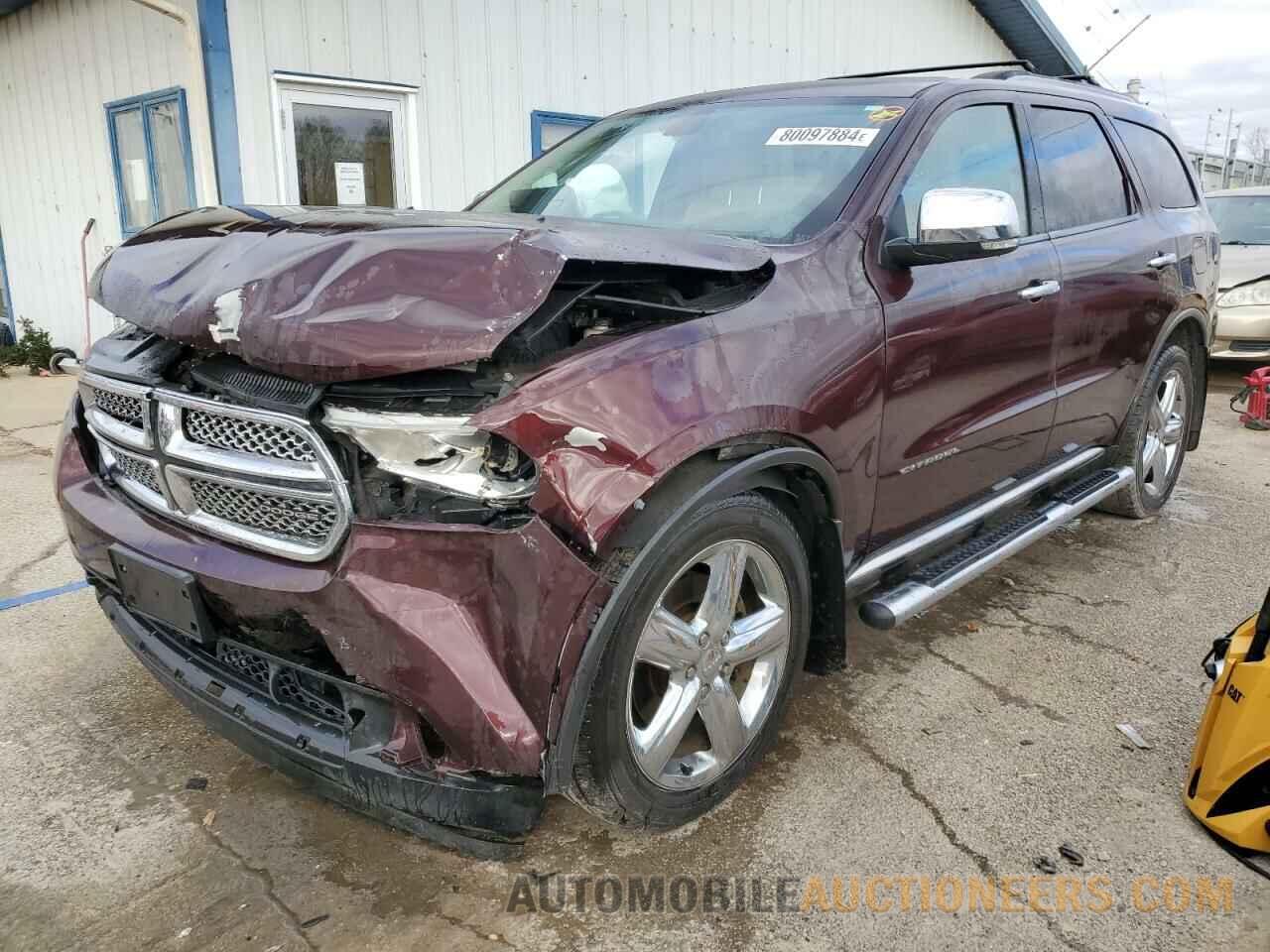 1C4SDJET9CC181530 DODGE DURANGO 2012