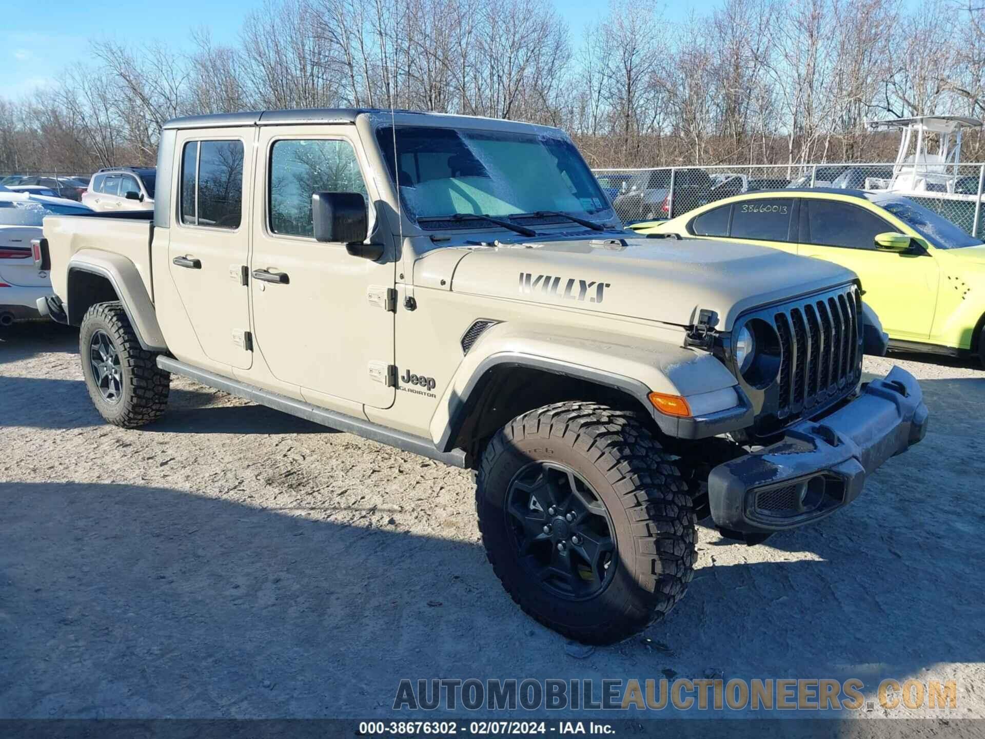 1C6JJTAM4NL154616 JEEP GLADIATOR 2022