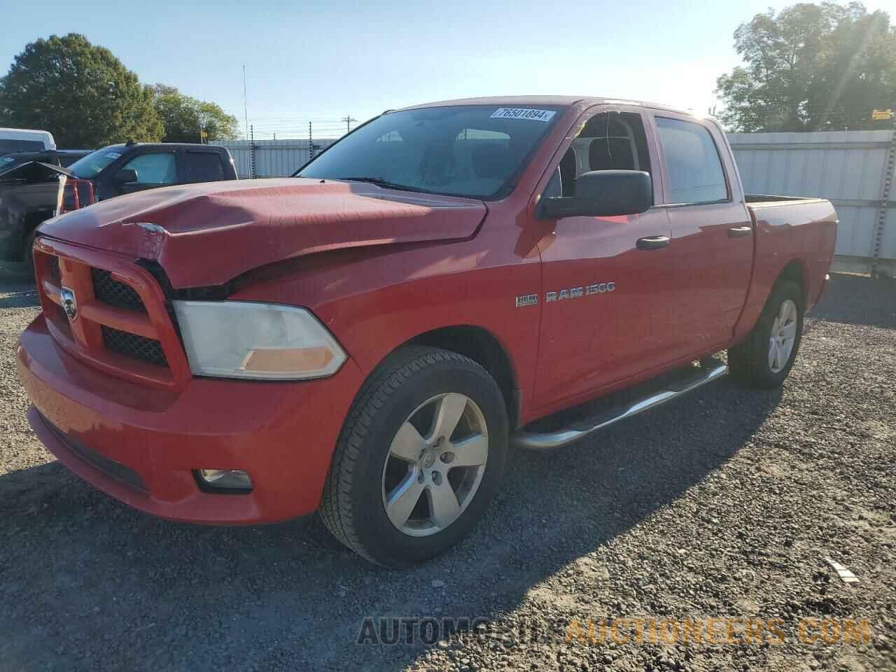 1C6RD6KT2CS156482 DODGE RAM 1500 2012