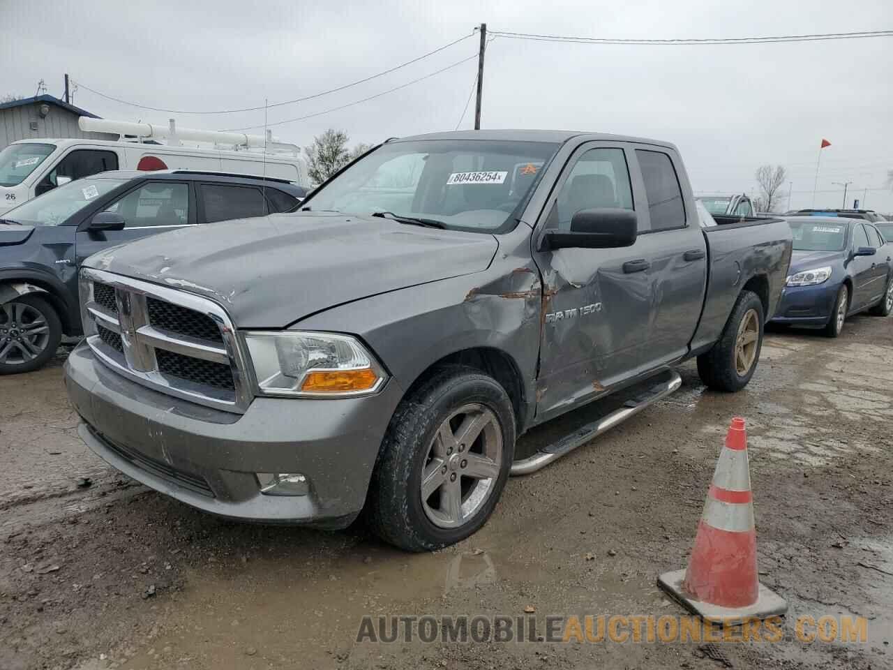 1C6RD7FT7CS282384 DODGE RAM 1500 2012