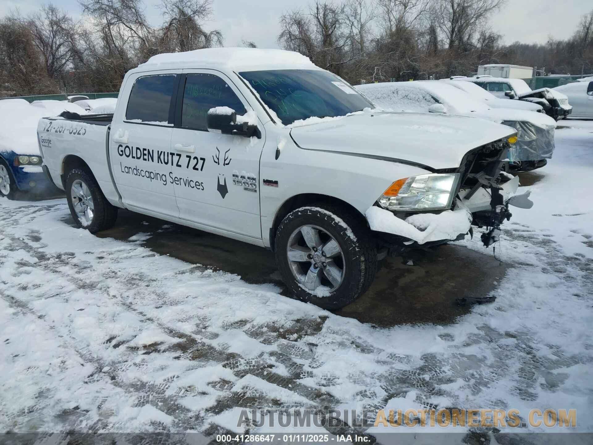 1C6RR6LT9KS563682 RAM 1500 CLASSIC 2019