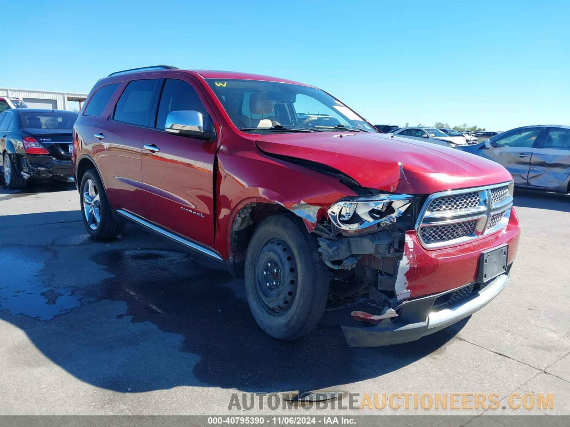 1D4RD5GG9BC652938 DODGE DURANGO 2011