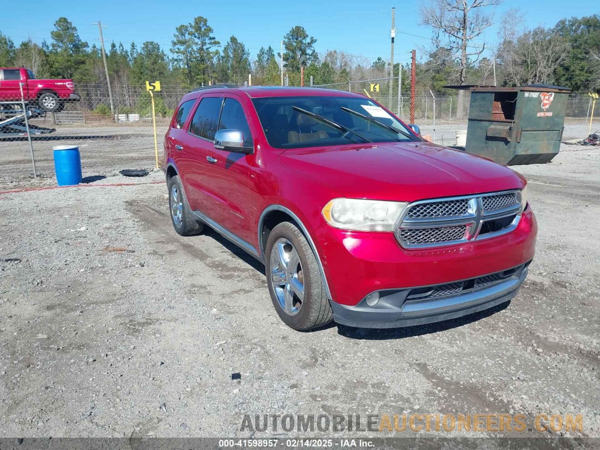 1D4SD5GT0BC592515 DODGE DURANGO 2011